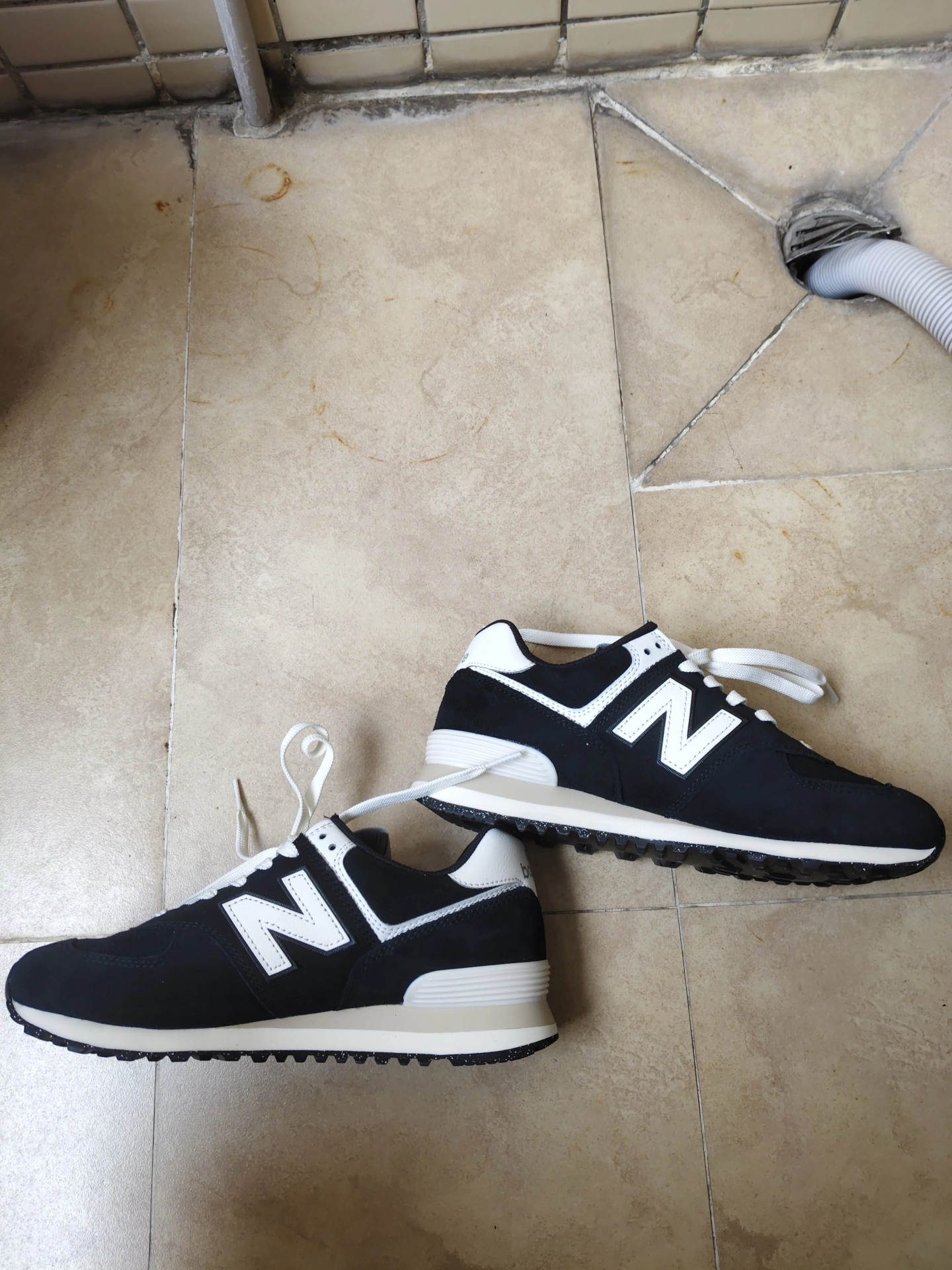 custom review-New Balance NB 574 Low Топ Casual Унисекс Черный