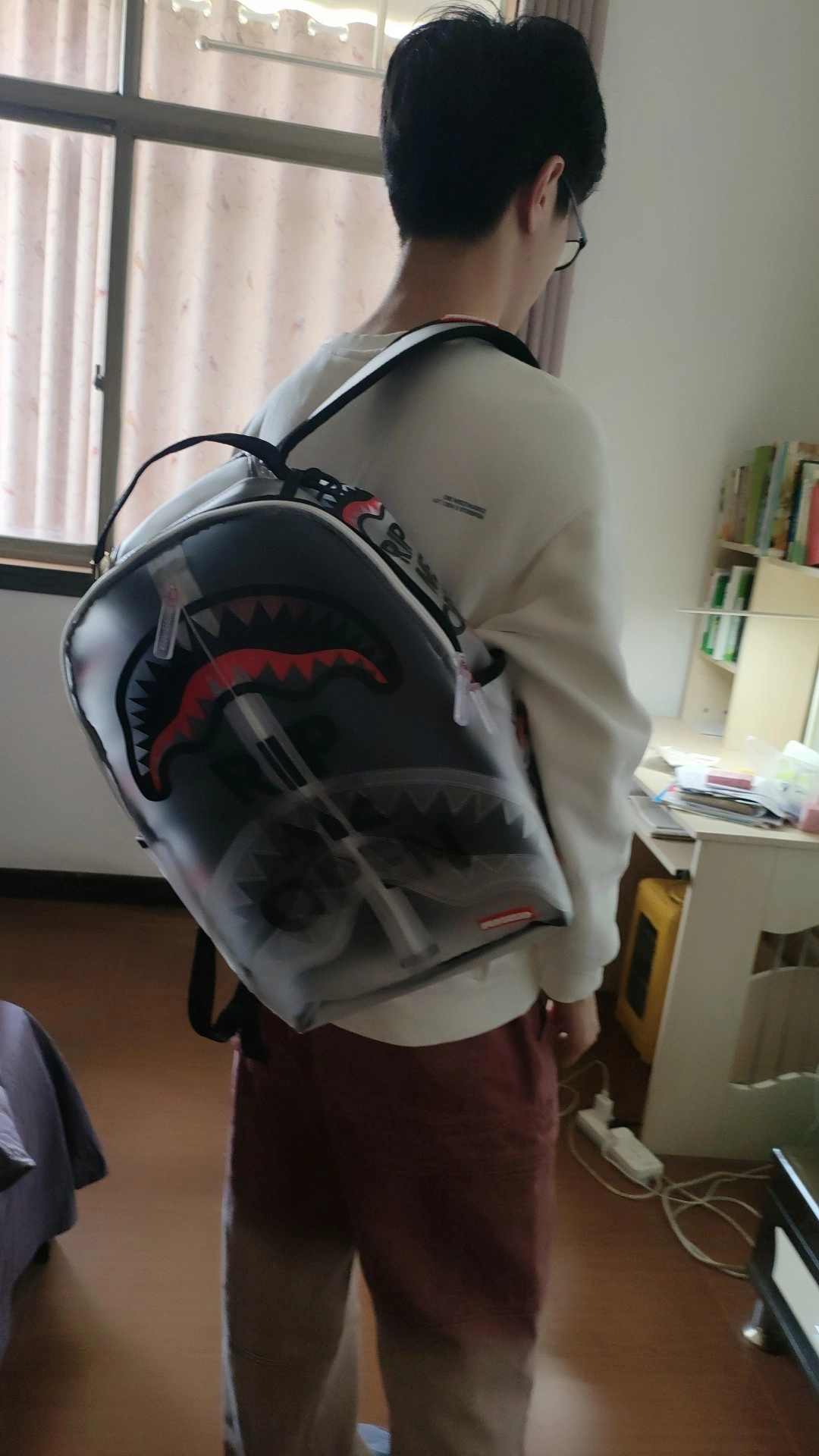 custom review-SPRAYGROUND Рюкзак из искусственной кожи унисекс прозрачный