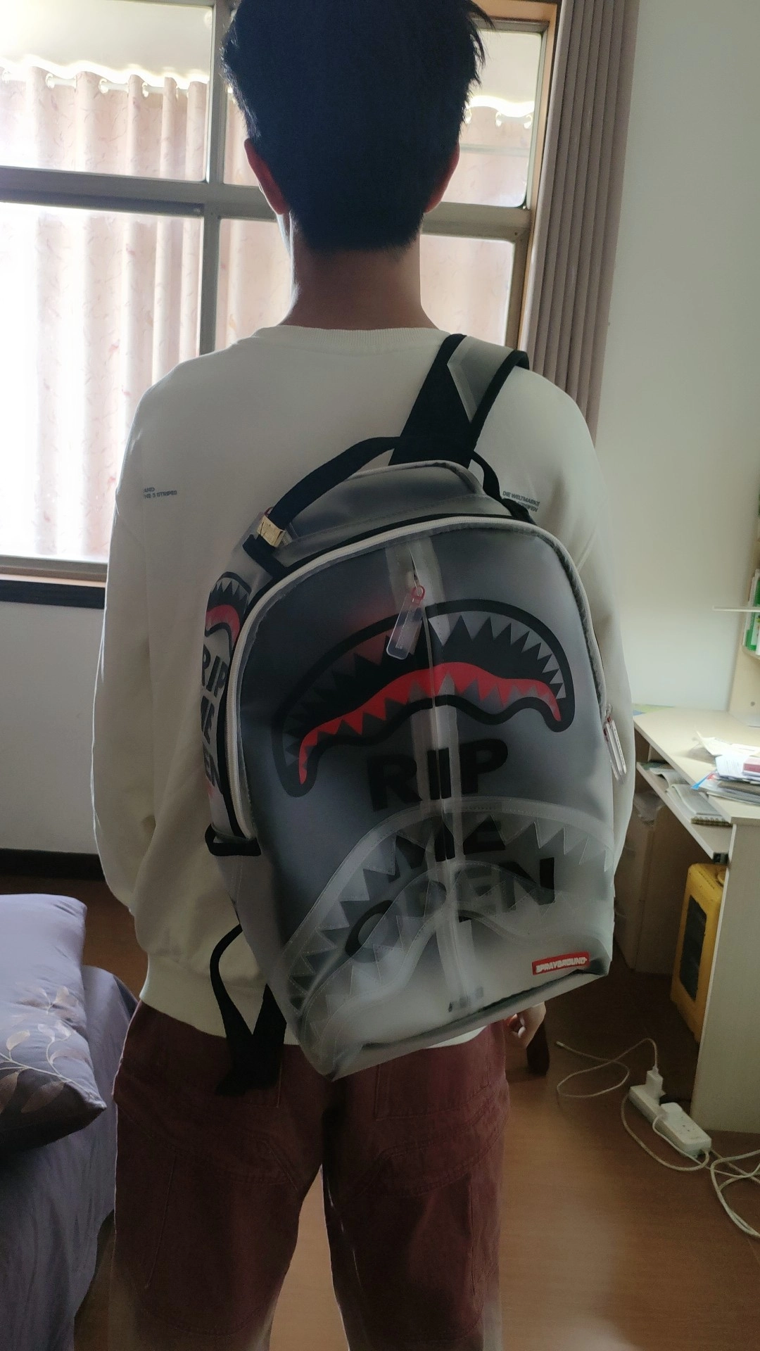 custom review-SPRAYGROUND Рюкзак из искусственной кожи унисекс прозрачный