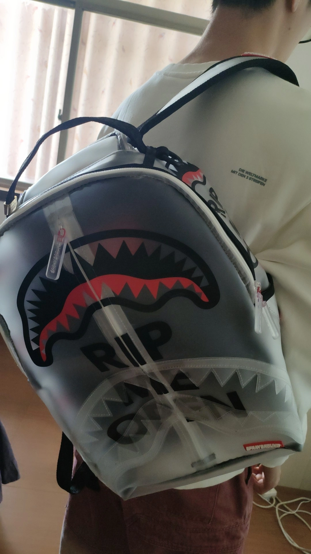 custom review-SPRAYGROUND Рюкзак из искусственной кожи унисекс прозрачный