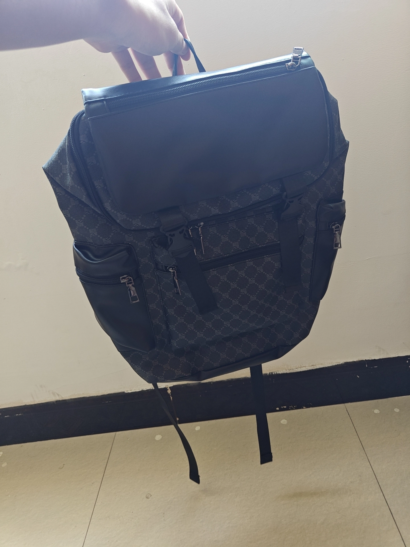 custom review-BRABOSTON Oxford Backpack Unisex Black BRABOSTON Оксфорд Рюкзак Унисекс Черный