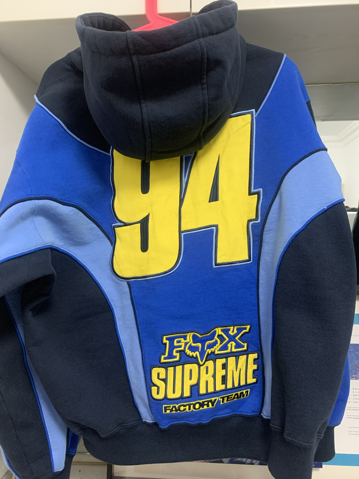 custom review-Supreme x Fox Racing FW25 WEEK9 ZIP UP Худи Унисекс