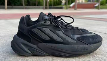 custom review-Adidas Originals Ozelia Устойчивые к истиранию низкие топы с толстой подошвой Унисекс Черные