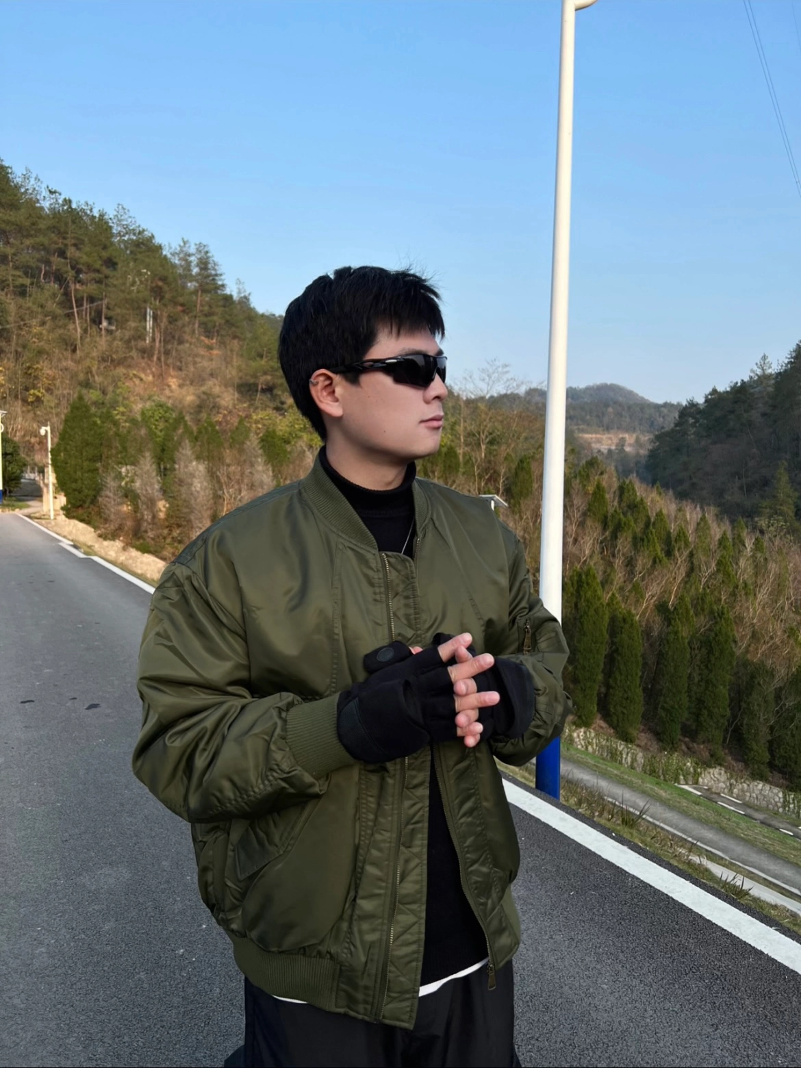 微胖男生户外穿搭ootd