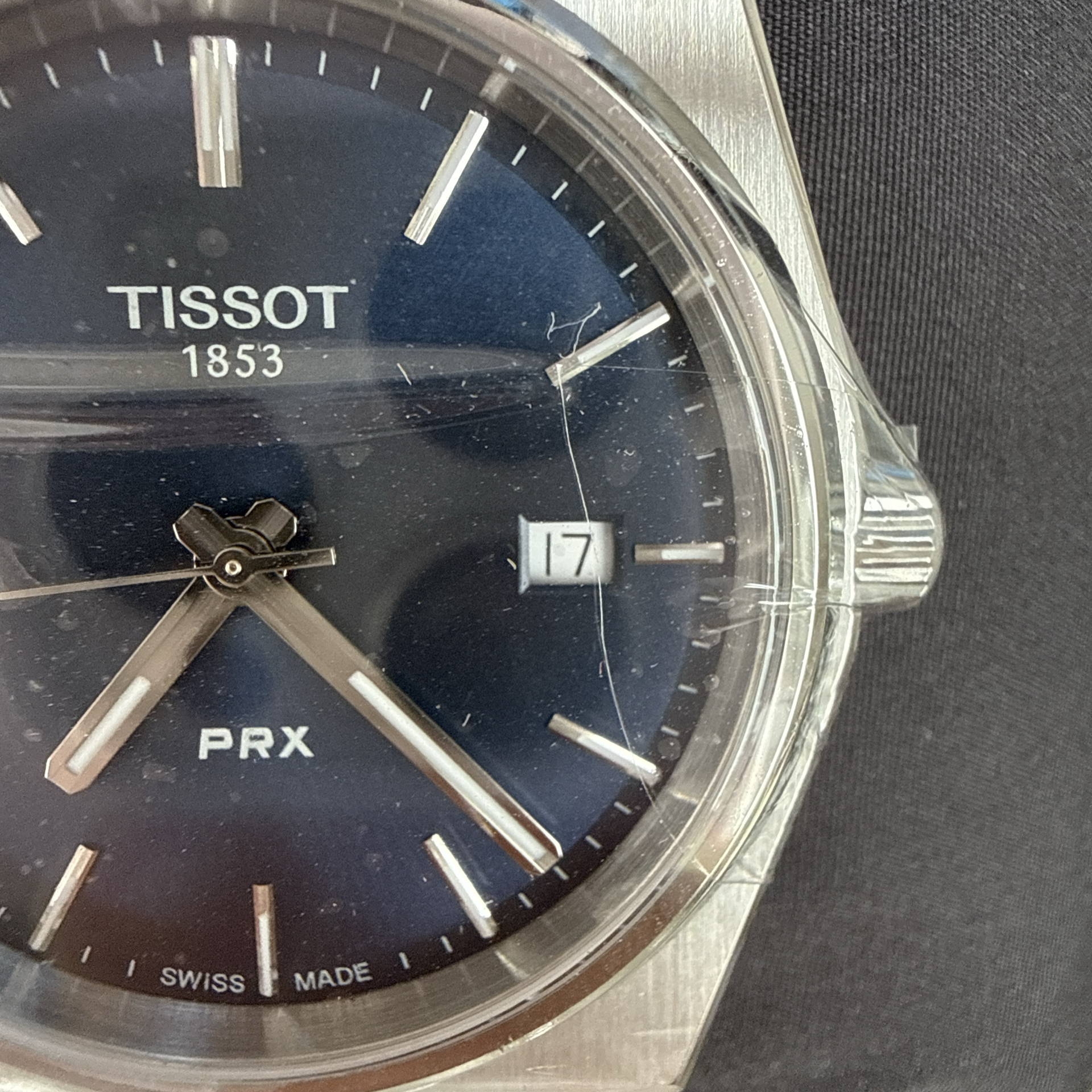 custom review-Tissot PRX Super Player Series Кварцевый механизм Мужские часы Часы 40*39,5 мм Синий циферблат