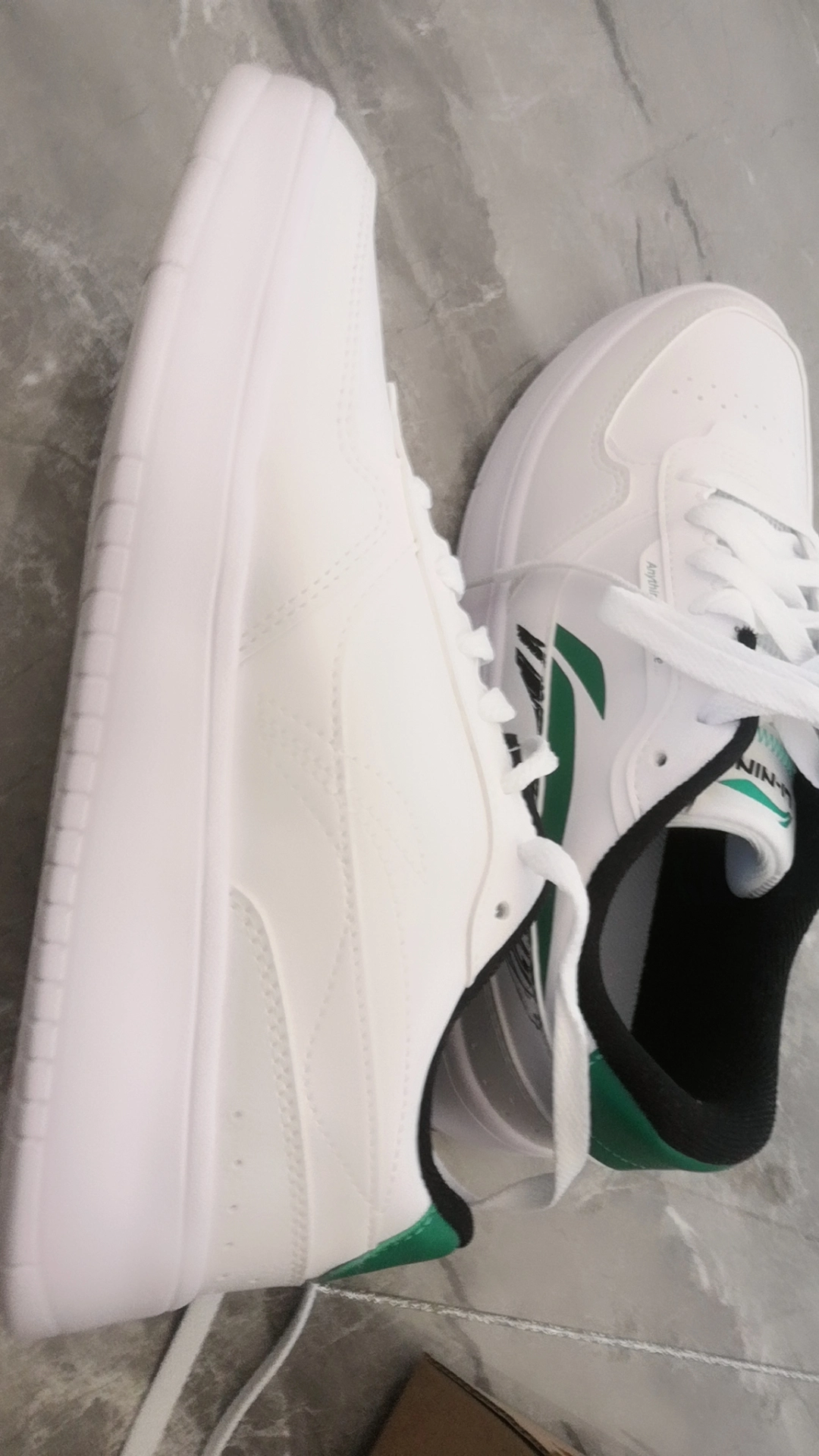 custom review-Li NING Duda Синтетическая кожа противоскользящая устойчивая к истиранию сбалансированная легкая дышащая низкий топ