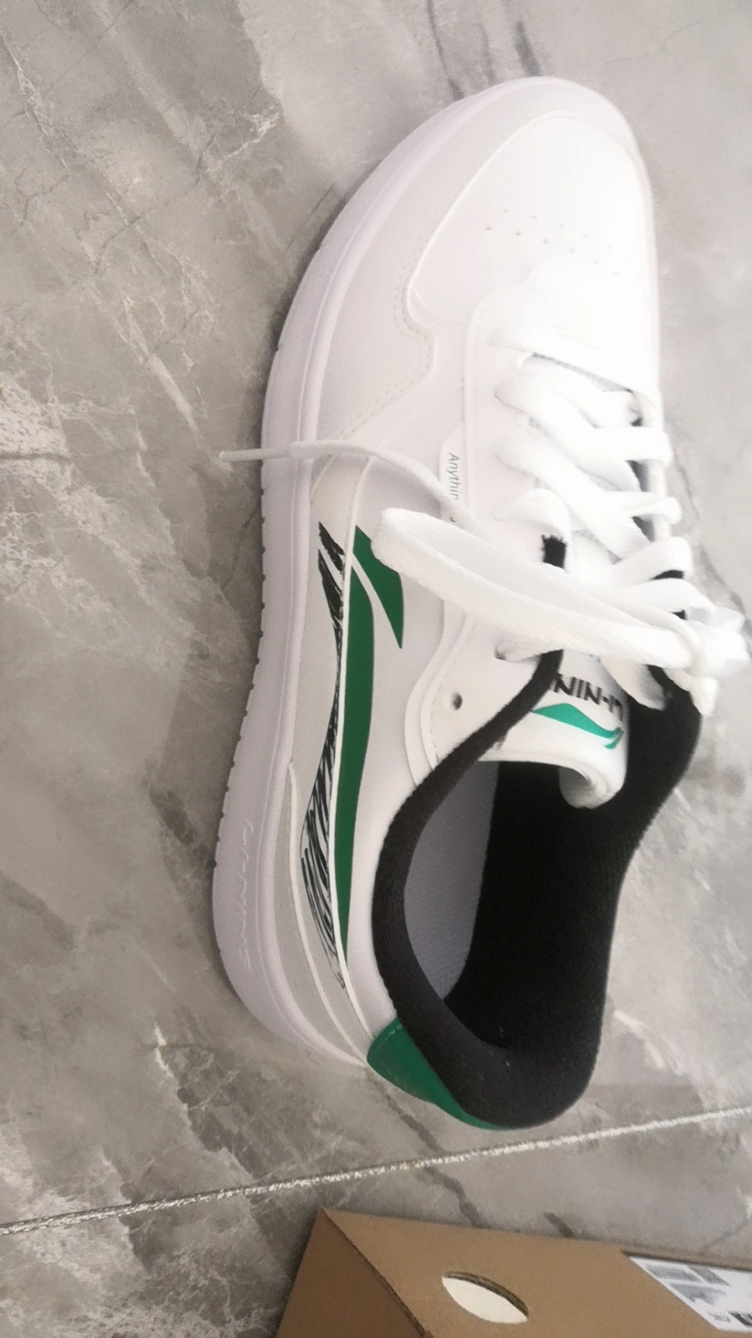 custom review-Li NING Duda Синтетическая кожа противоскользящая устойчивая к истиранию сбалансированная легкая дышащая низкий топ