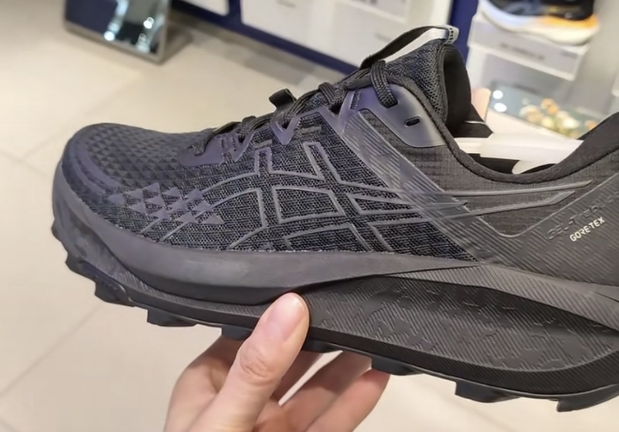 custom review-ASICS Гель TRABUCO 13 Устойчивый к истиранию Дышащий Легкий Низкий Топ Повседневные Беговые Кроссовки Мужские Черные