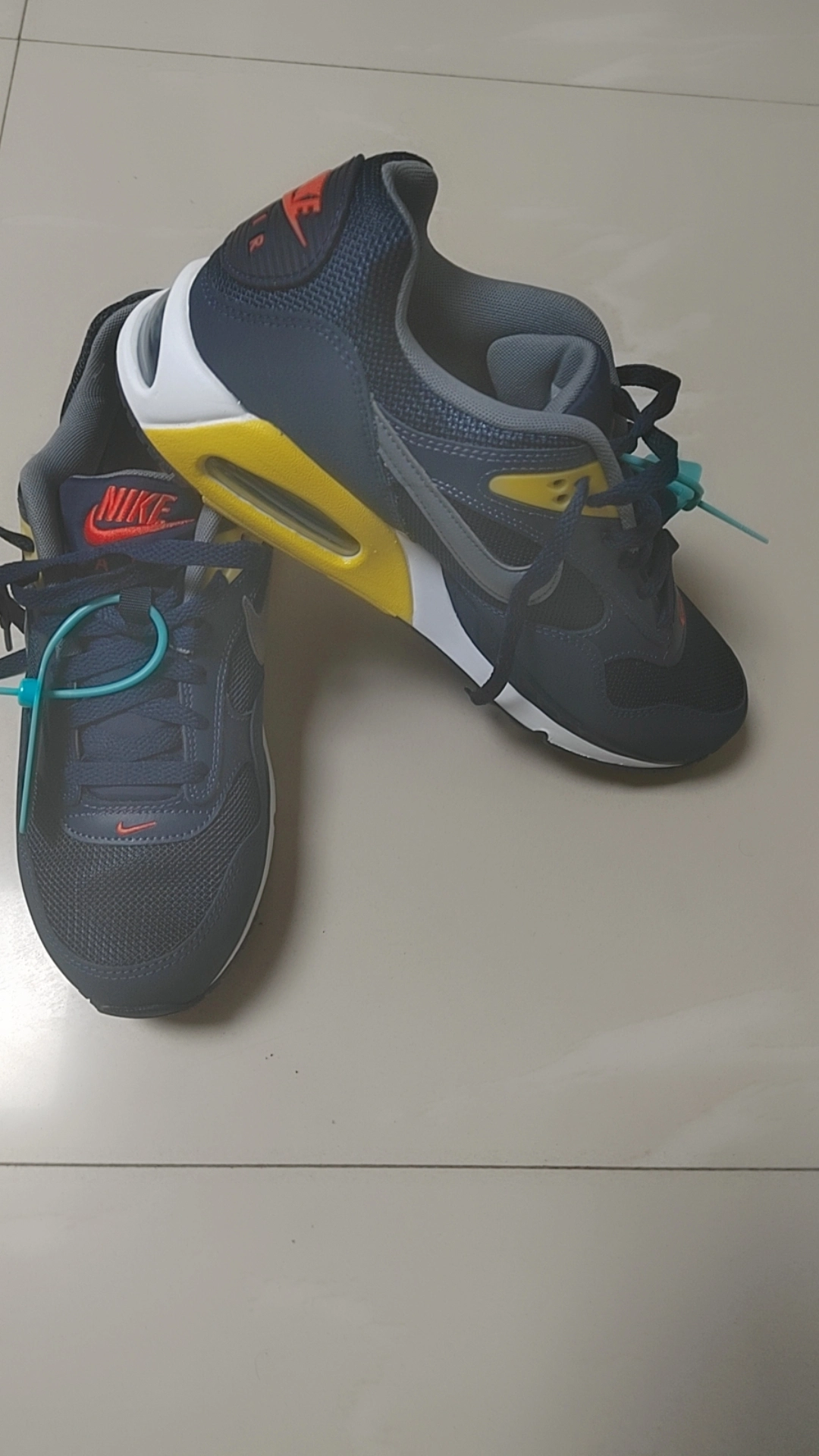 custom review-Nike Air Max Correlate Low Топ Повседневная обувь Мужская Синий Желтый