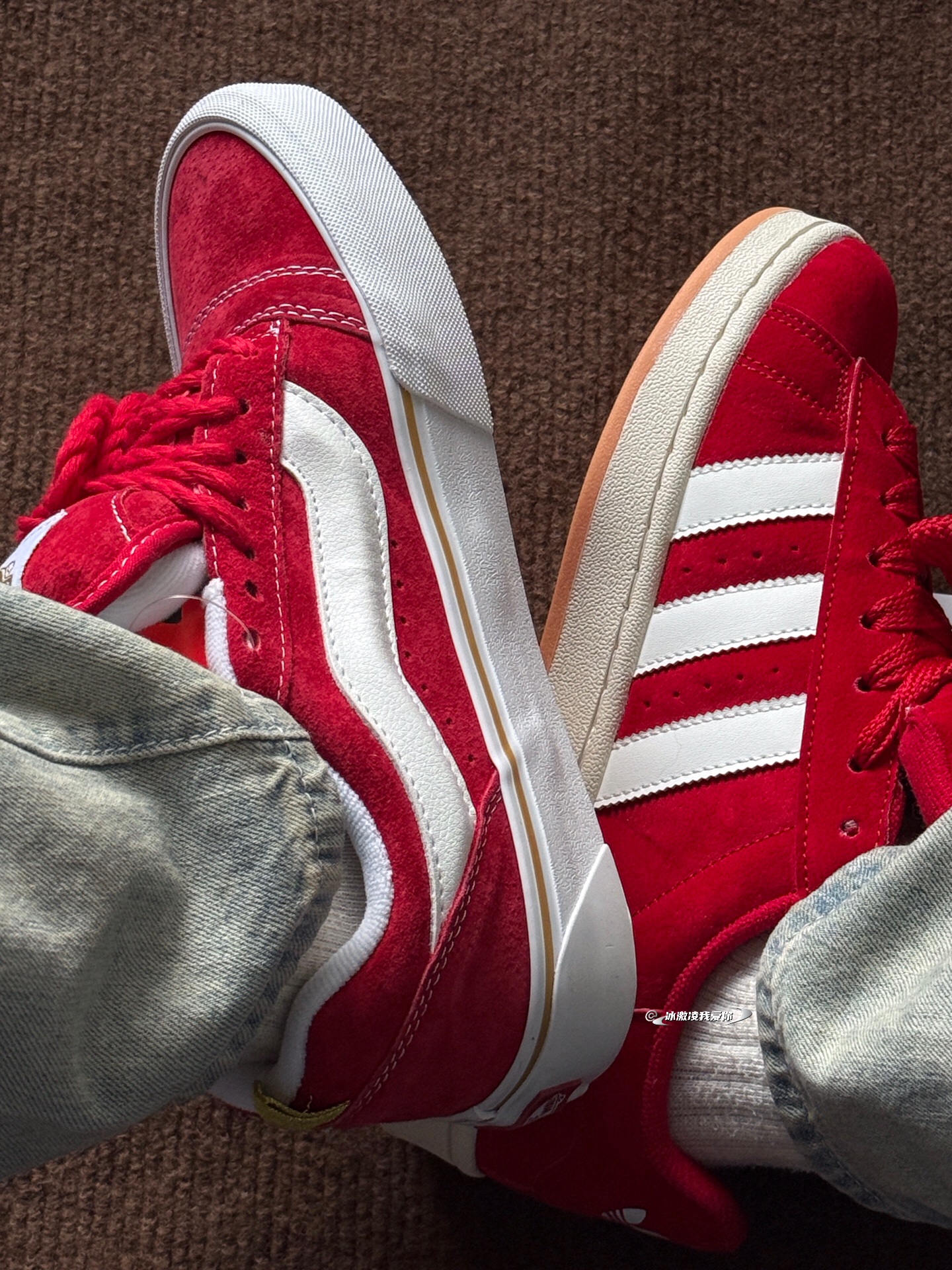 ?红色血脉觉醒vans adidas怎么选真的好纠结新年要穿小红鞋
