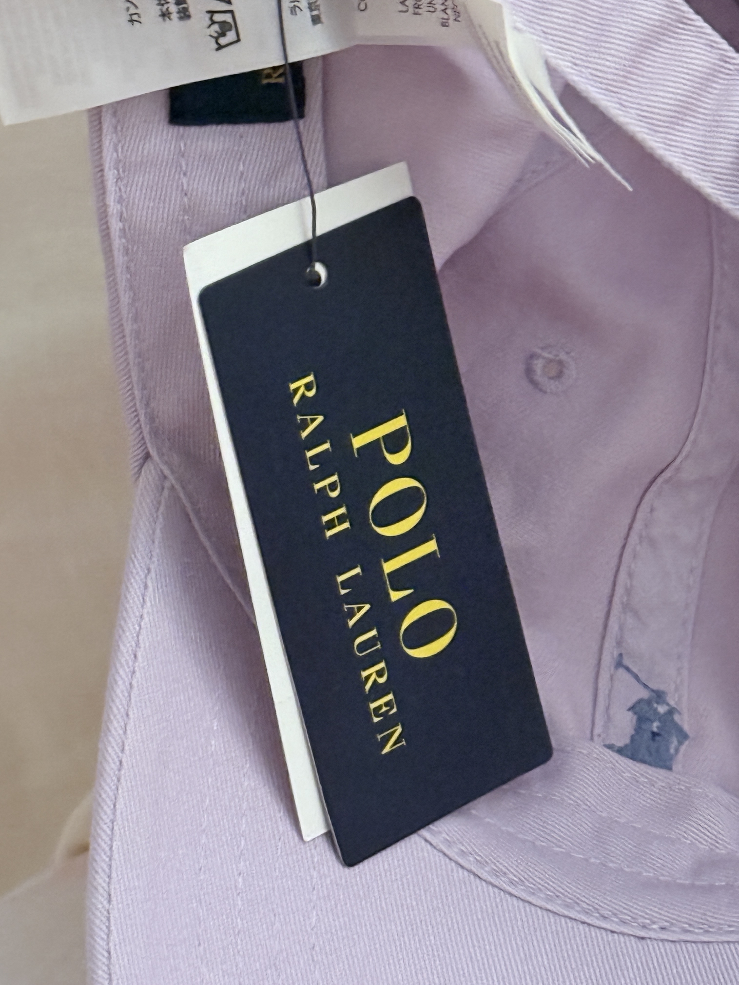 custom review-Polo Ralph Lauren Хлопок Кепки Унисекс Фиолетовый