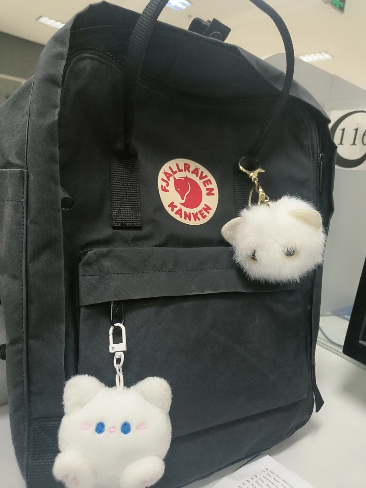 custom review-Fjallraven Kanken 16L Outdoor Backpack Bag Polyester Black Фджаллавен Канкен 16L Outdoor Рюкзак Сумка Полиэстер Черный