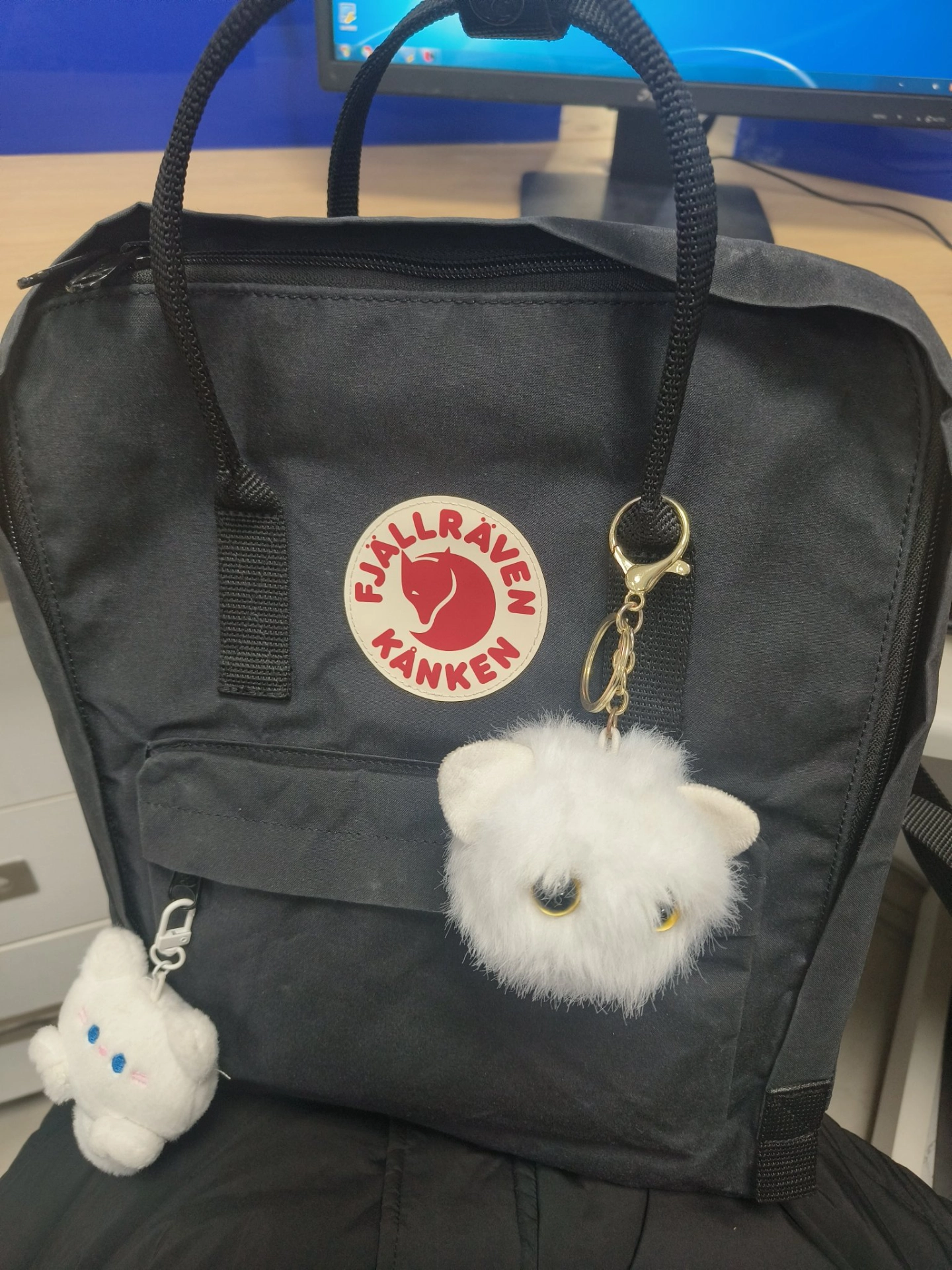 custom review-Fjallraven Kanken 16L Outdoor Backpack Bag Polyester Black Фджаллавен Канкен 16L Outdoor Рюкзак Сумка Полиэстер Черный