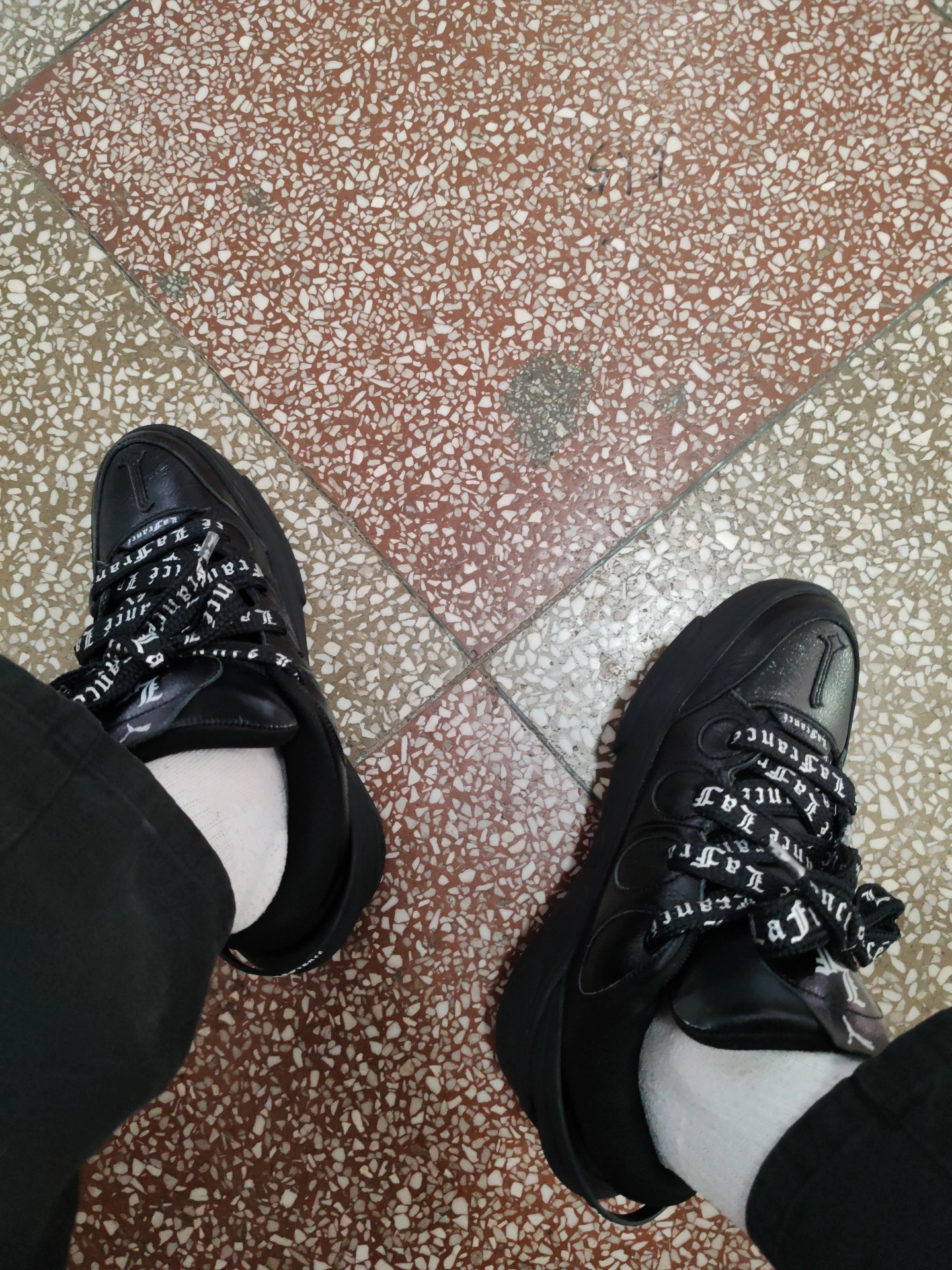 custom review-PUMA LaMelo Ball Устойчивый к истиранию Низкий Топ Casual Унисекс Черный