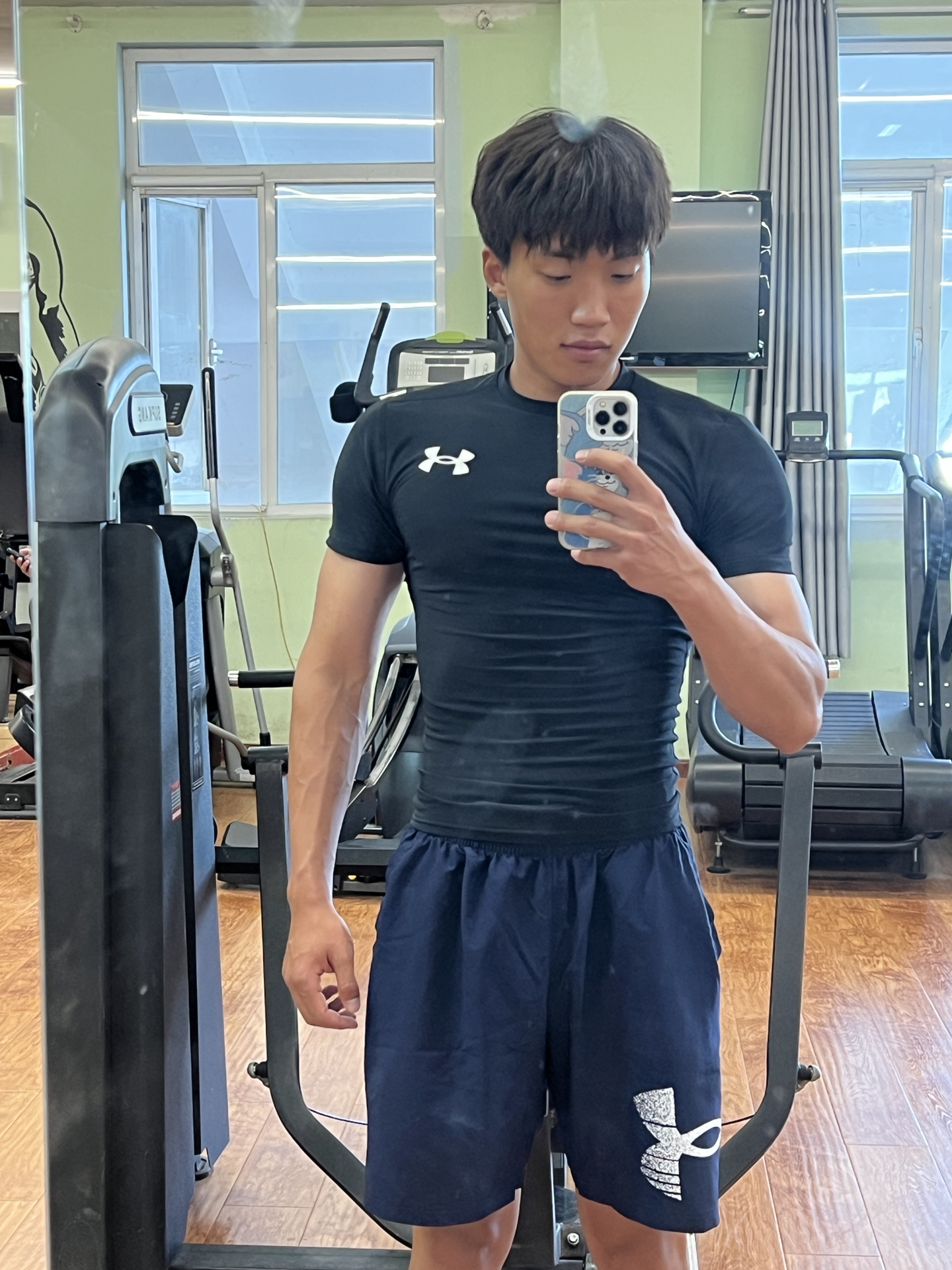 custom review-Мужская футболка Under Armour Heat Gear черного цвета