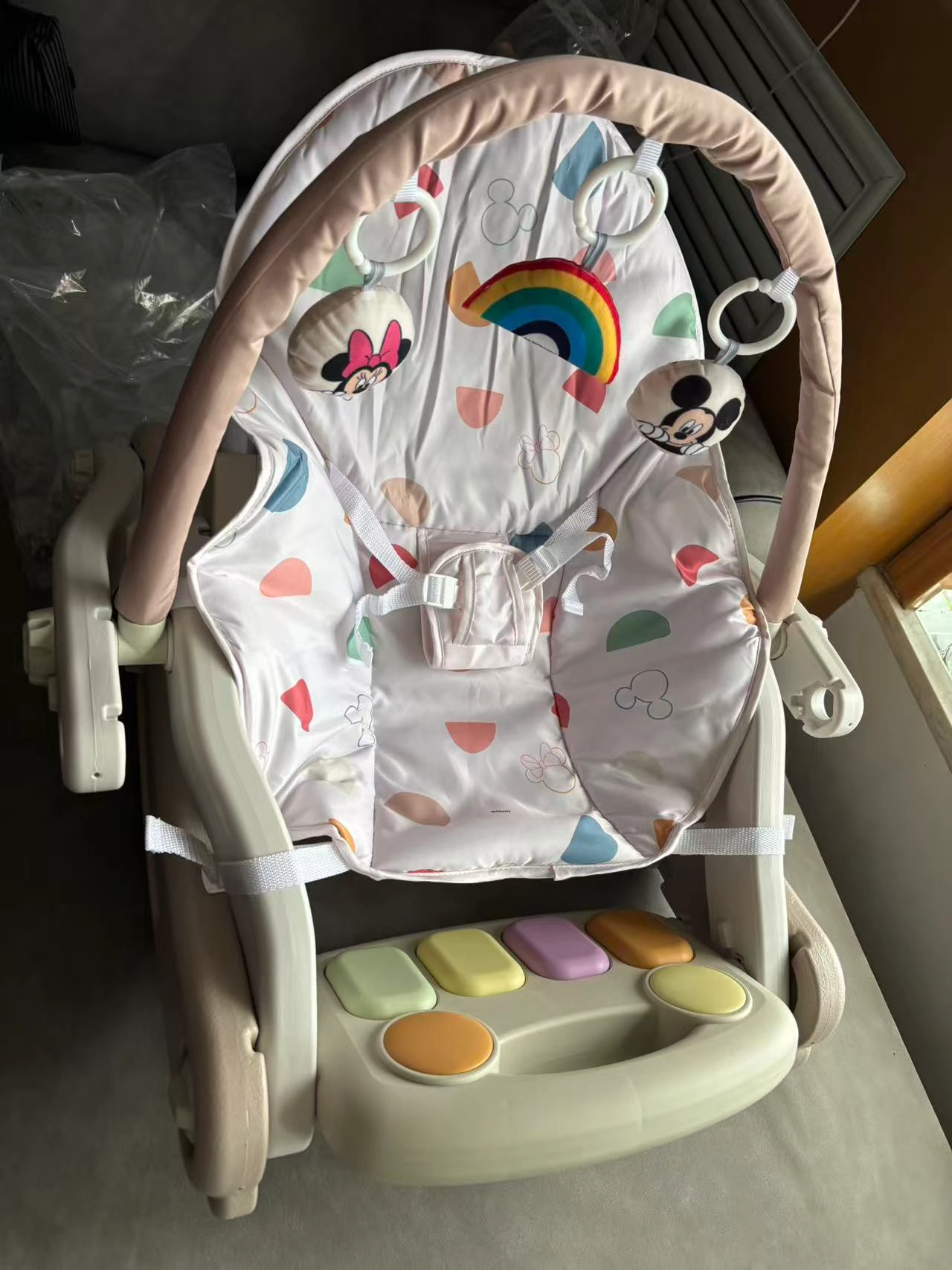 custom review-Disney Новорожденные до 3 лет Малыши Гладильные кресла Фитнес-рамки и Помощники для сна Развивающие игрушки