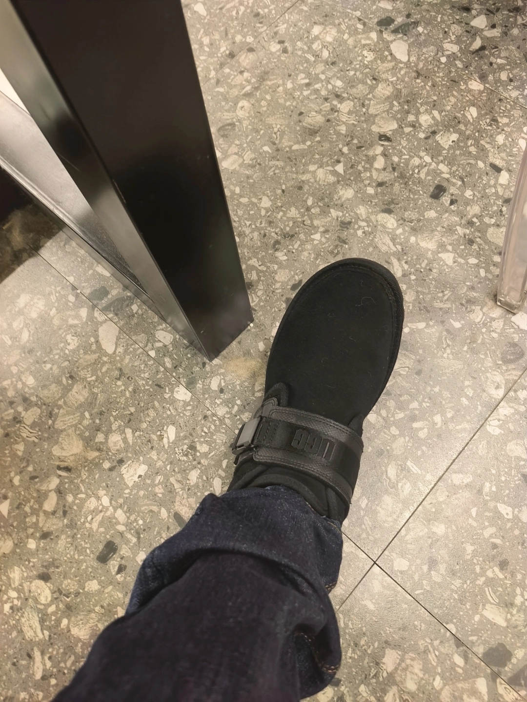 custom review-UGG Neumel Бейсболка Теплоизоляционный Противоскользящий Ботинки для снега Мужские Черные