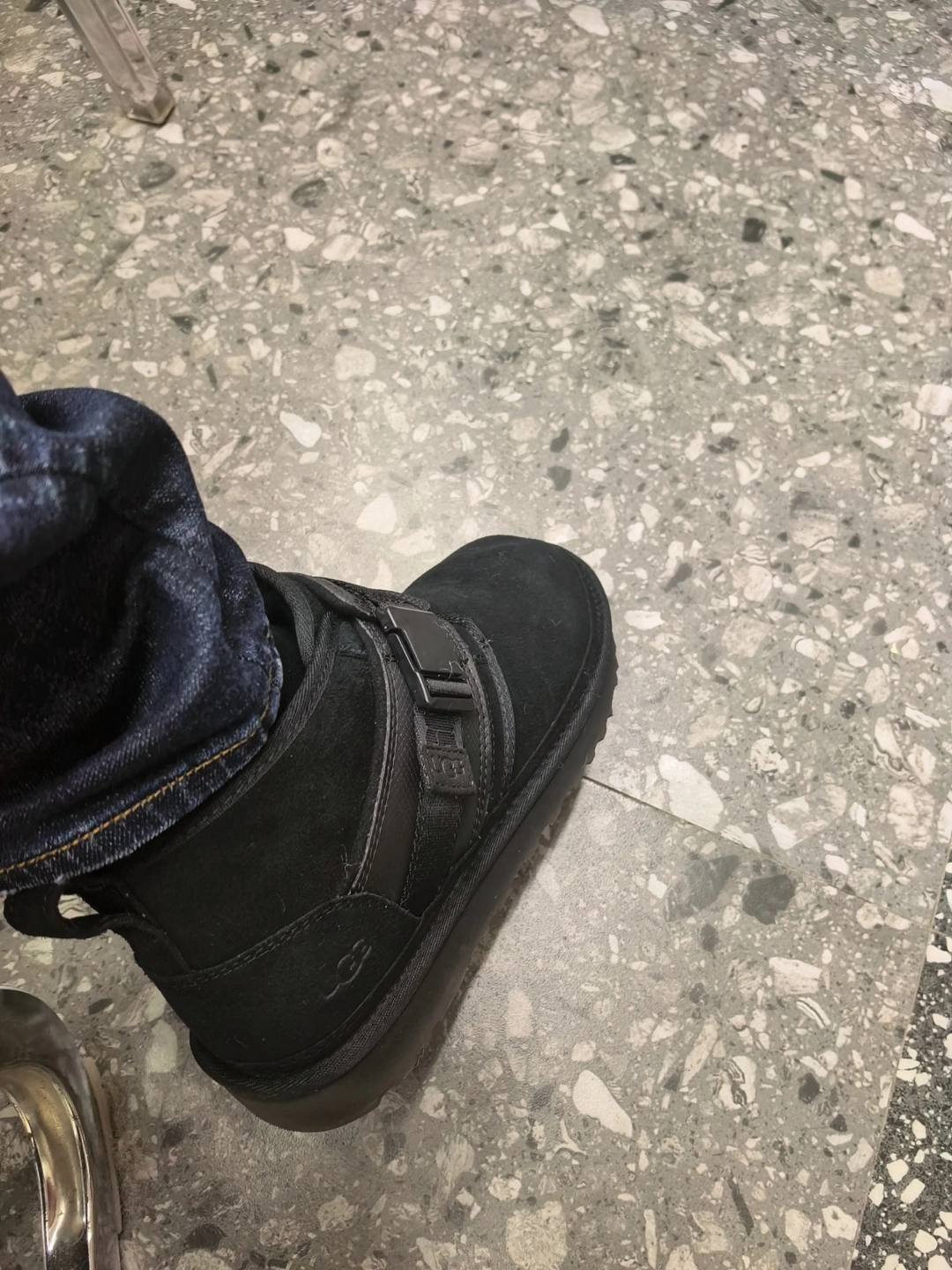 custom review-UGG Neumel Бейсболка Теплоизоляционный Противоскользящий Ботинки для снега Мужские Черные