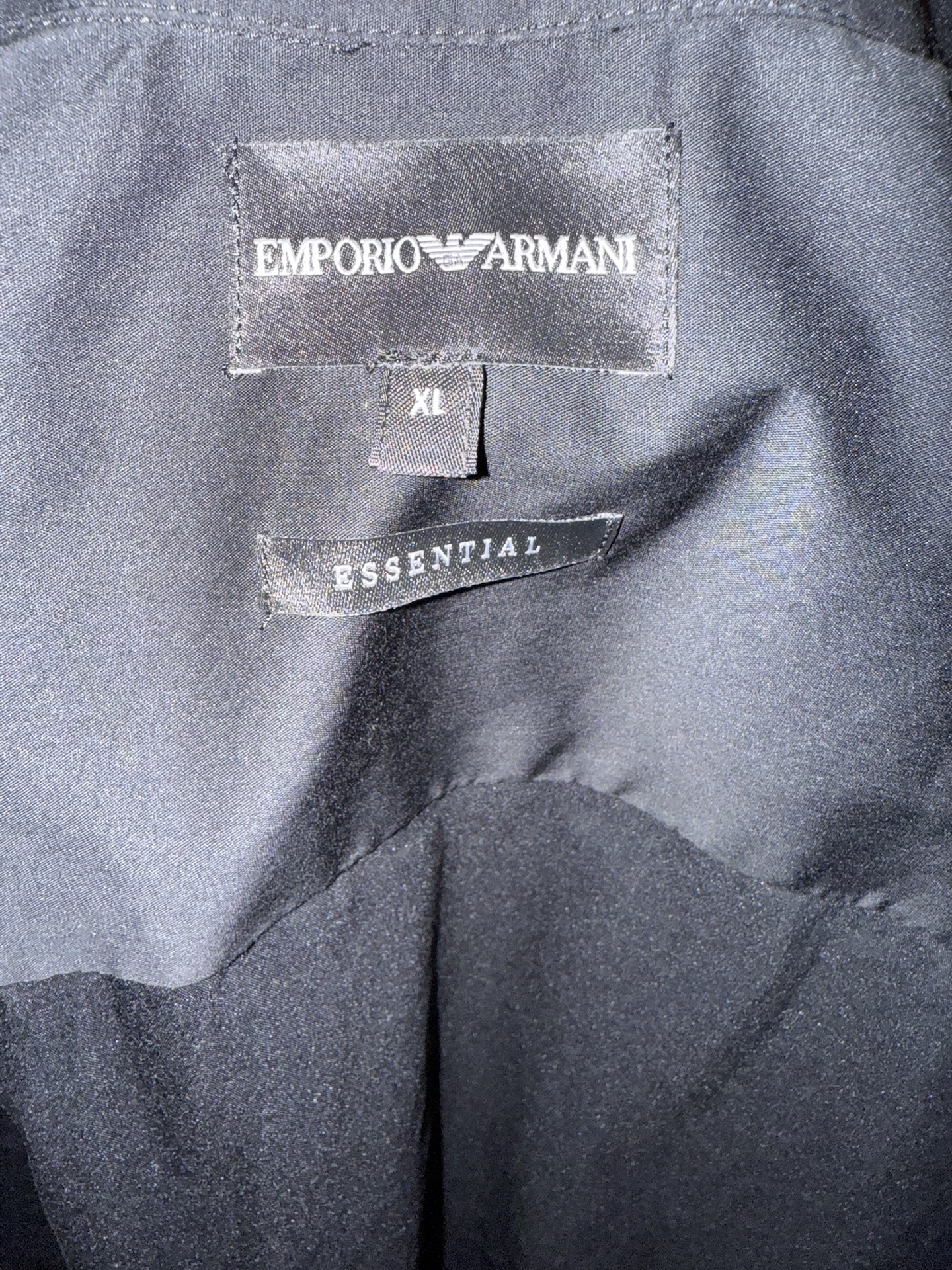 custom review-EMPORIO ARMANI Рубашка Мужская Черная