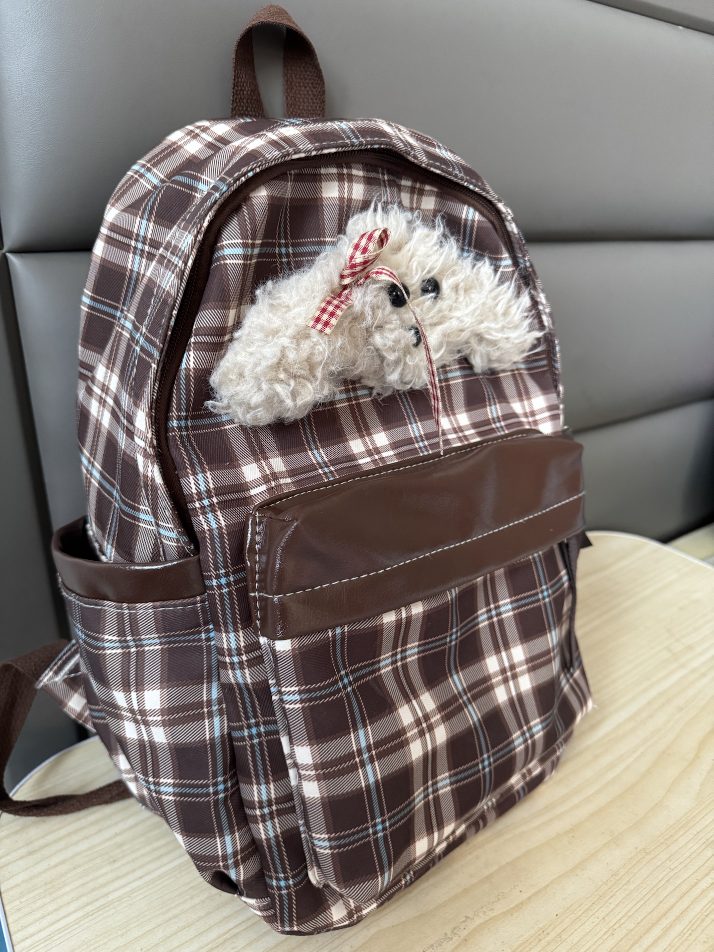 萌趣满分💯的棕色系小书包🎒,可爱🥰值直接拉满!