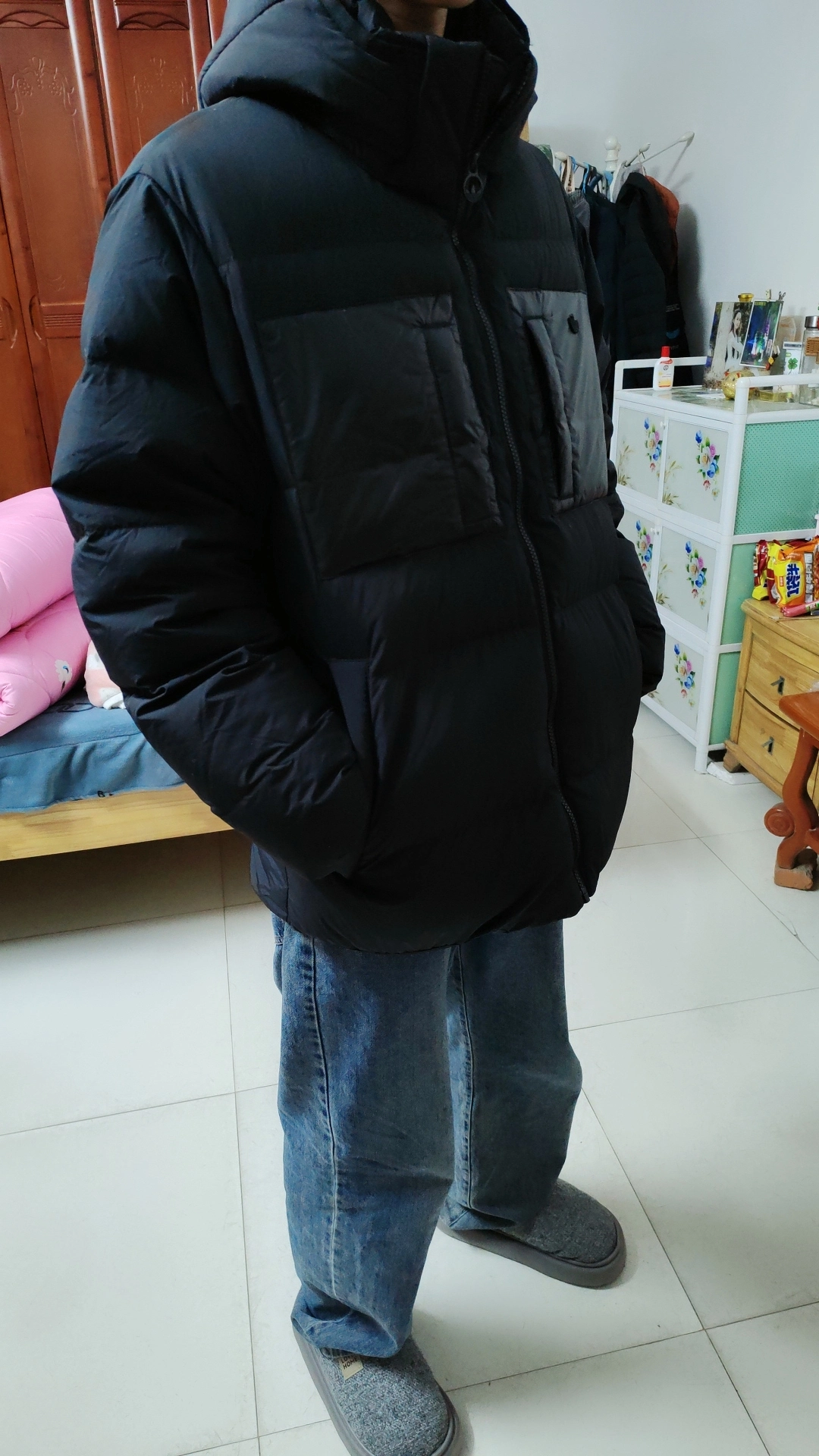 custom review-Adidas Originals DOWN REGEN PUFF Пуховик Зимний Мужской Черный