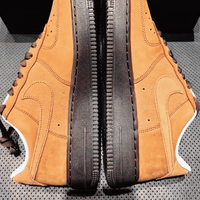 custom review-Nike Air FORCE 1 Slip-on Устойчивый к истиранию Низкий Топ Скейтбординг Кроссовки Унисекс Коричневый