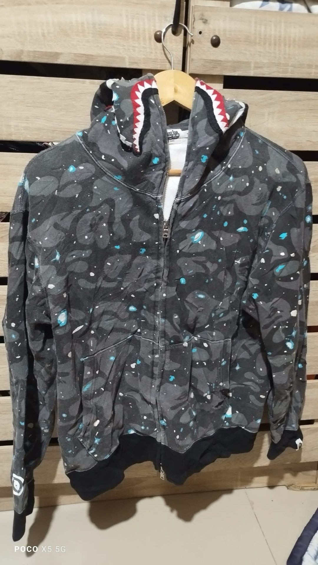 星空迷彩鲨鱼头