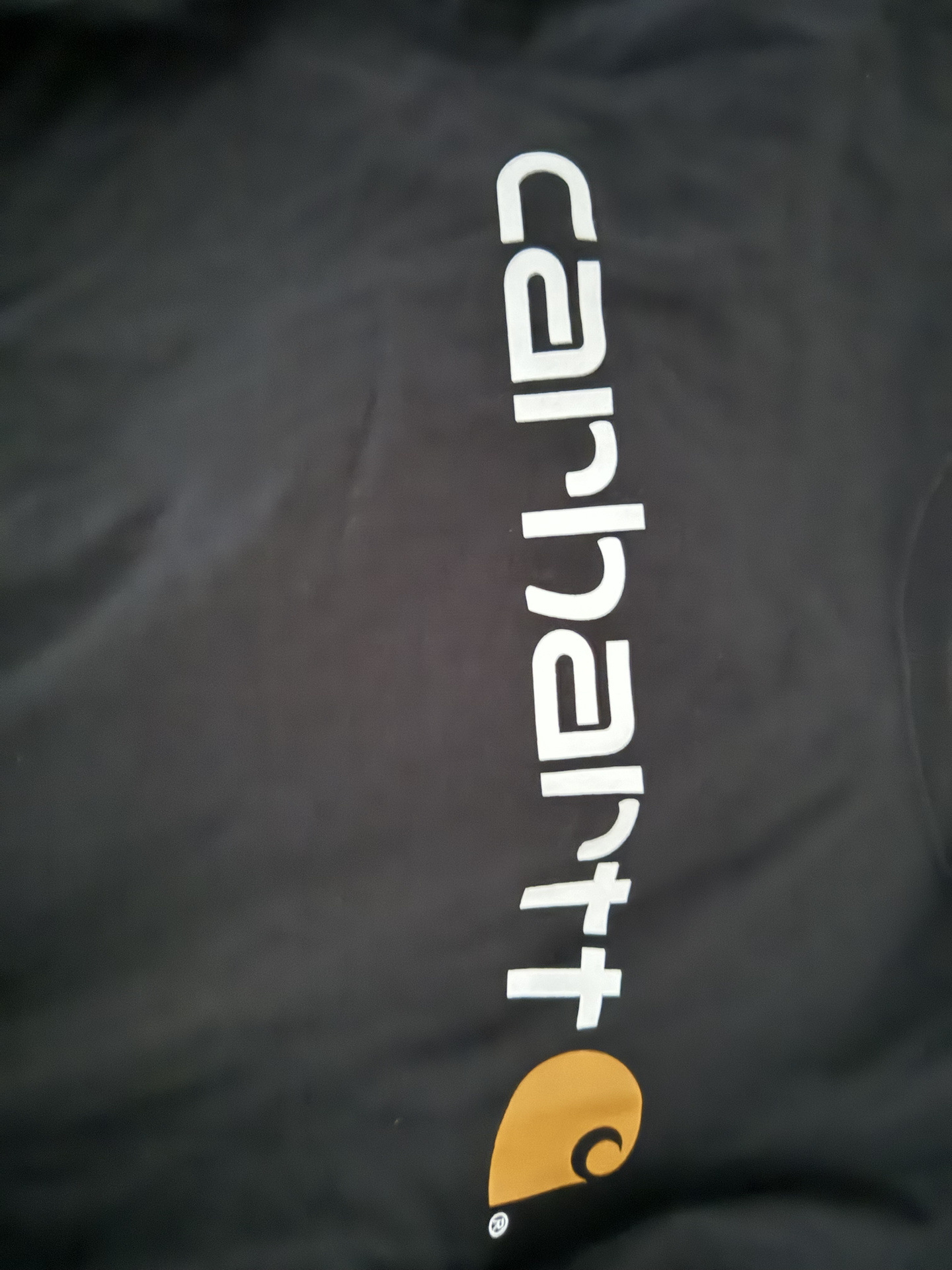 custom review-Carhartt K195 Свободный крой Тяжелая Короткая рукавная футболка с графическим логотипом Унисекс Черная