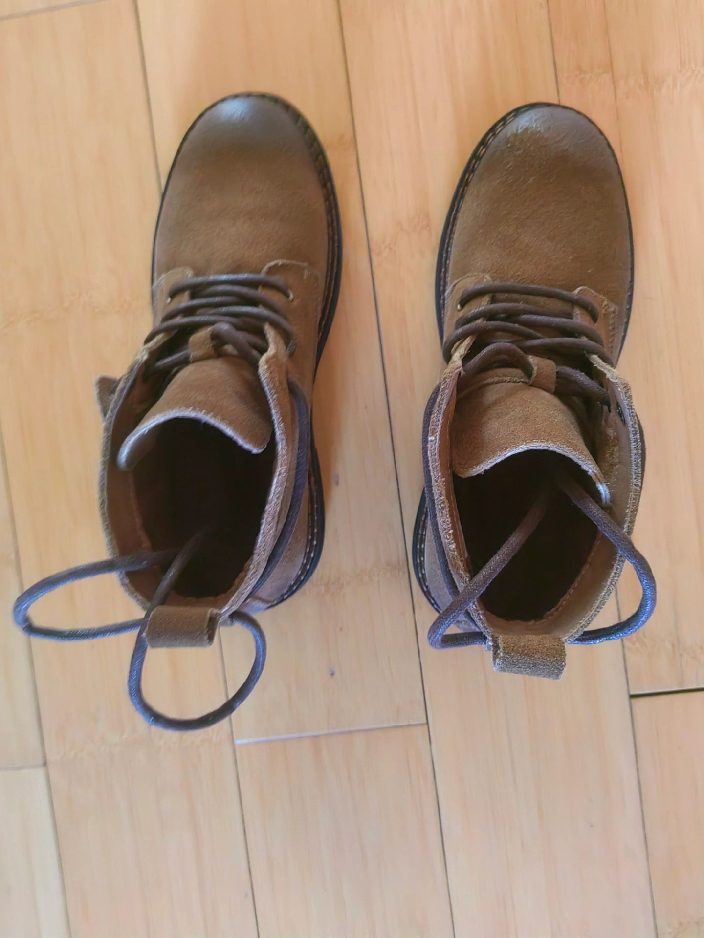 custom review-MADEN Amekaji Корова Замша Марты Мужской Коричневый Осенний Зимний