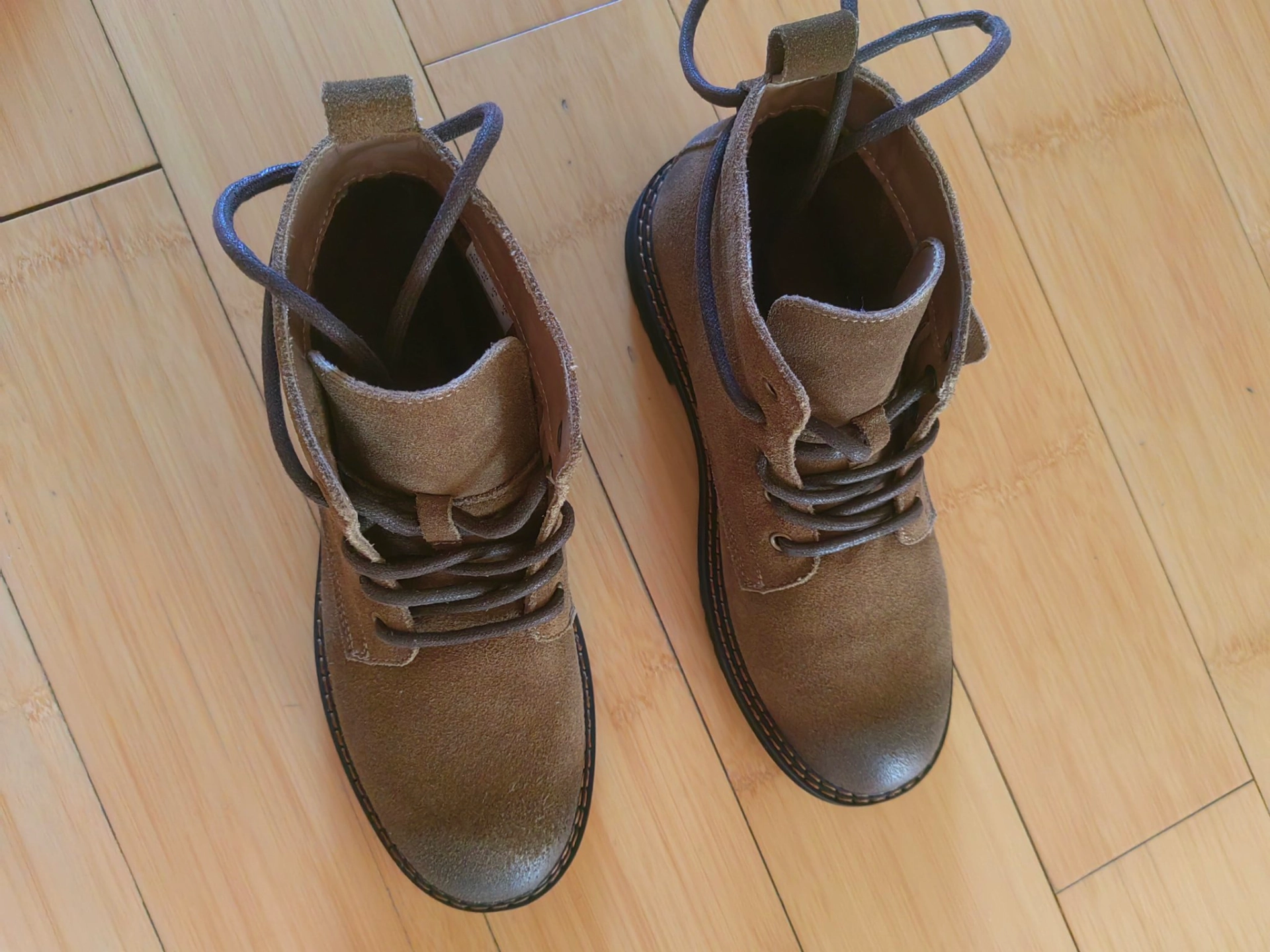 custom review-MADEN Amekaji Корова Замша Марты Мужской Коричневый Осенний Зимний