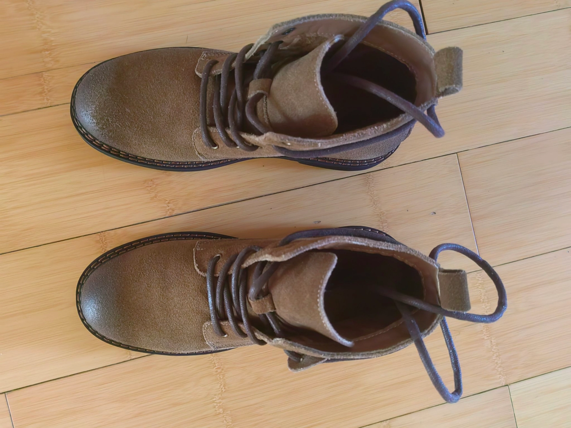 custom review-MADEN Amekaji Корова Замша Марты Мужской Коричневый Осенний Зимний