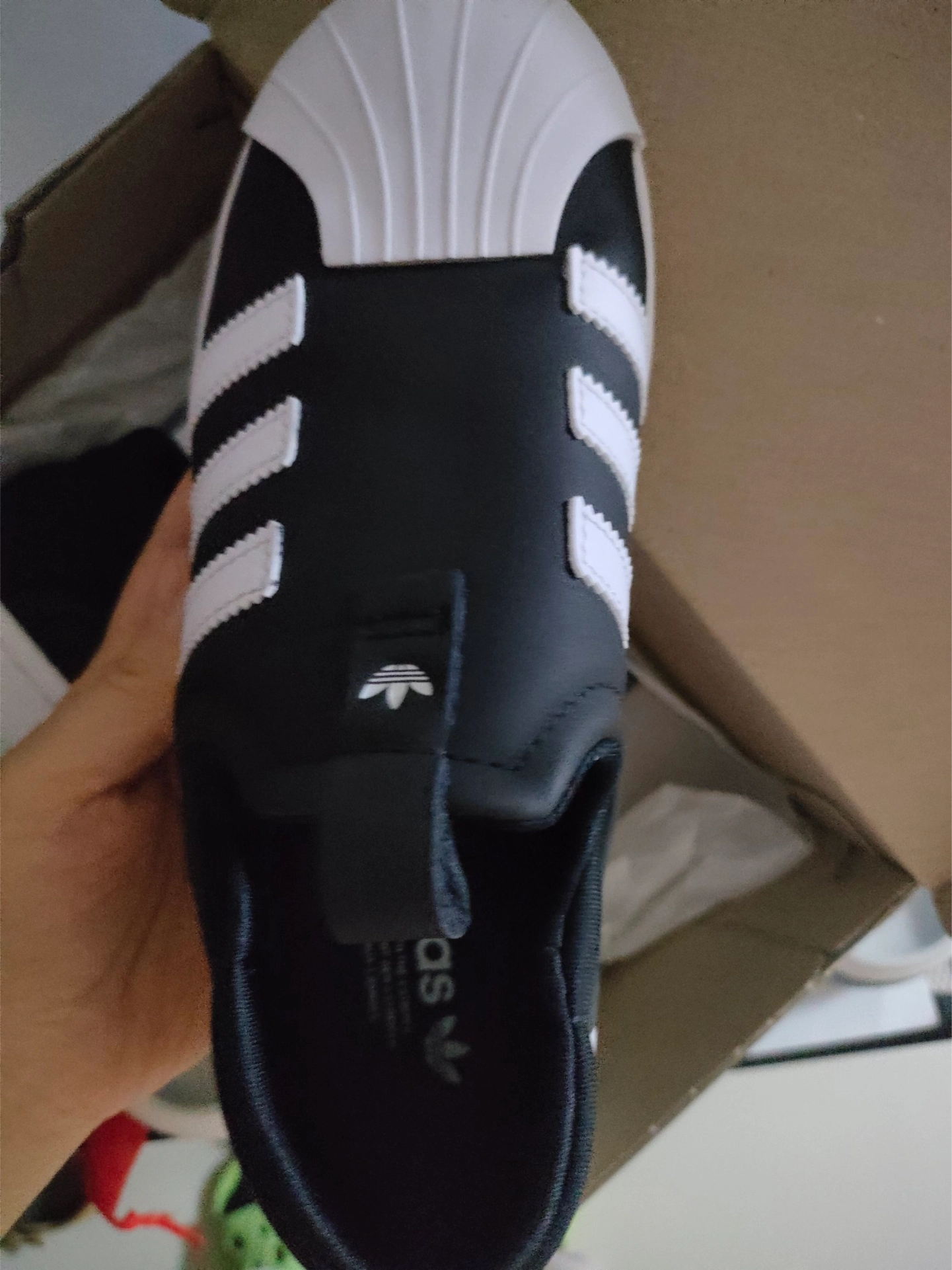 custom review-Adidas Originals Superstar SlipOn Low Топ Скейтборд Кроссовки Женские Черные