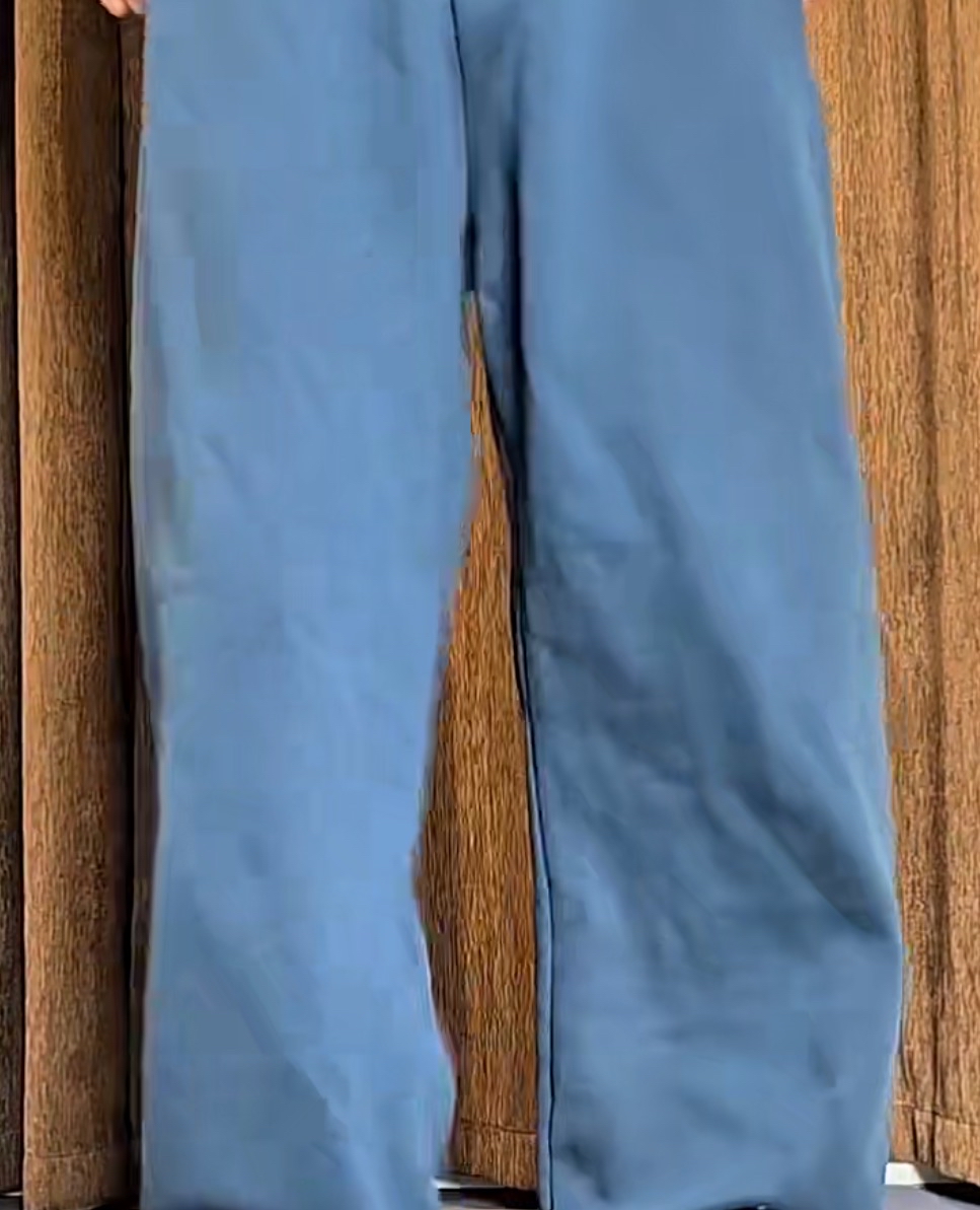 custom review-Yeezy X Gap X Balenciaga Темно-синие Повседневные брюки Мужские Темно-синие