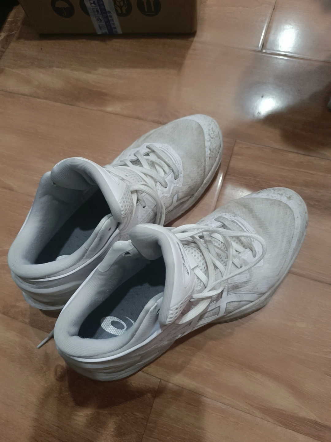 custom review-Asics Гель Burst 27 Текстиль Синтетическая кожа Низкие Баскетбольные кроссовки Мужские Белые