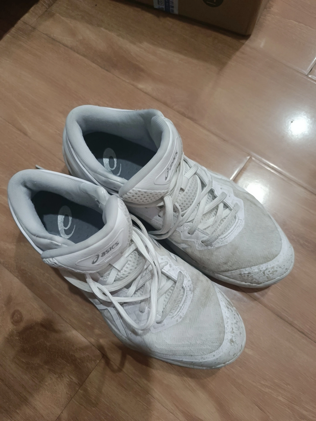 custom review-Asics Гель Burst 27 Текстиль Синтетическая кожа Низкие Баскетбольные кроссовки Мужские Белые