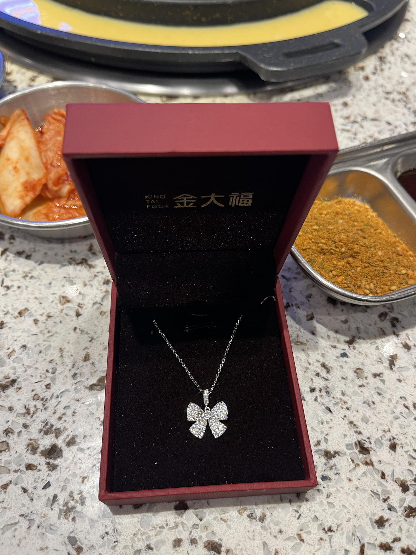 男朋友送的金大福