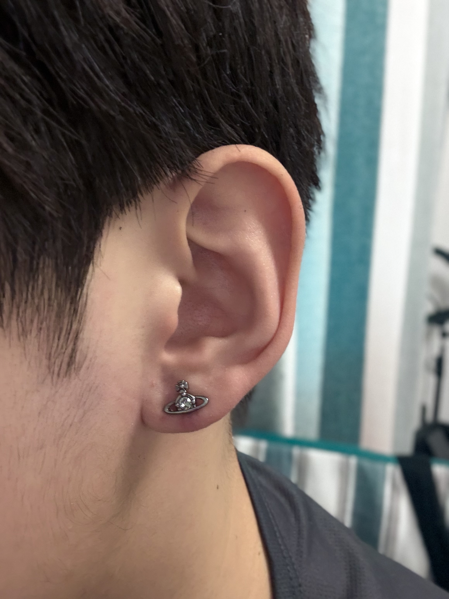 custom review-Серьги Vivienne Westwood Brass Stud Унисекс