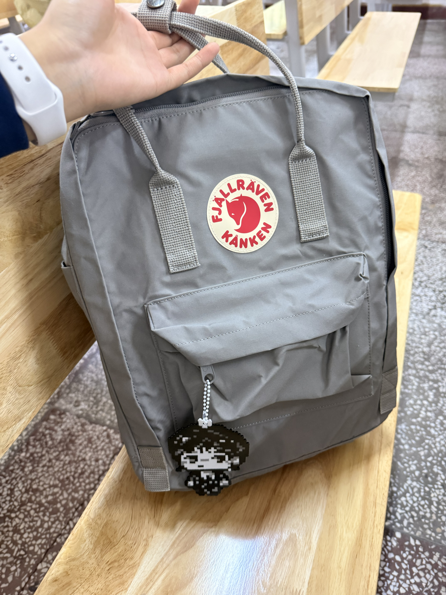 custom review-Fjallraven Kanken 16L Рюкзаки Полиамид Пыльно-Серый Унисекс