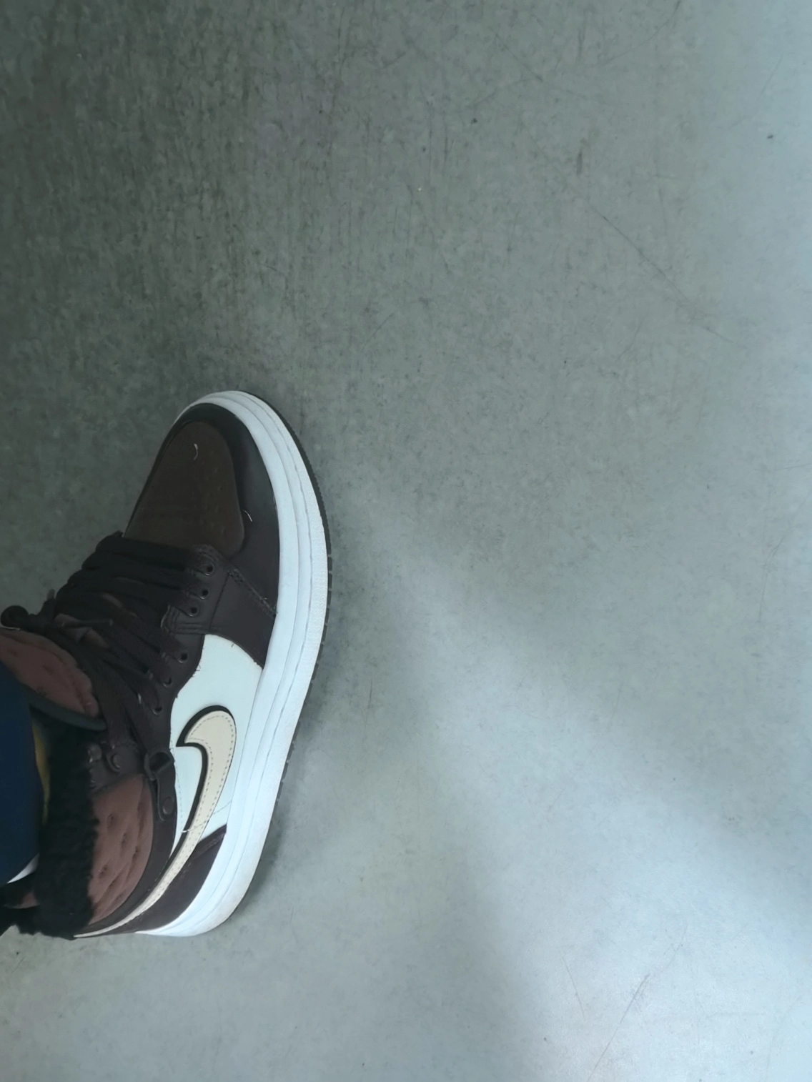 custom review-Jordan Air Jordan 1 Acclimate High Топ Винтажные баскетбольные кроссовки Женские Кофе