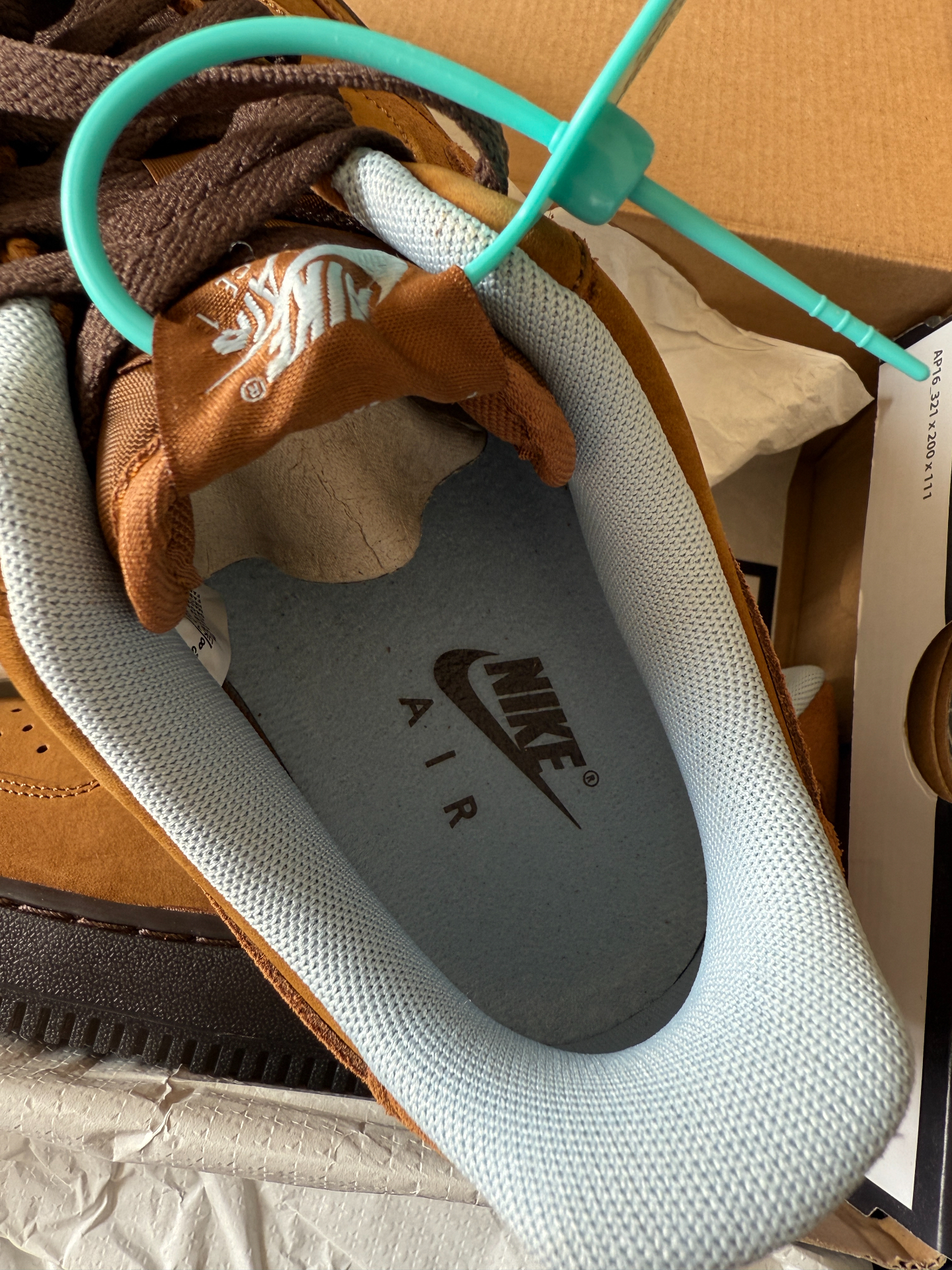 custom review-Nike Air FORCE 1 Slip-on Устойчивый к истиранию Низкий Топ Скейтбординг Кроссовки Унисекс Коричневый