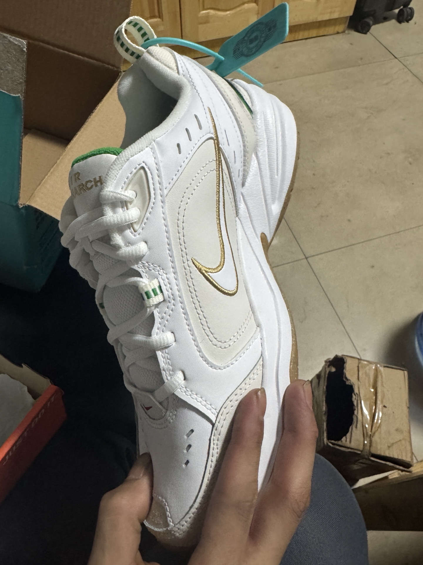 custom review-Nike Air King 4 Low Топ Повседневный Мужской Экрю