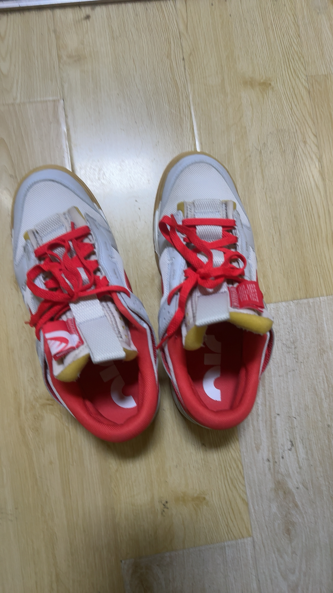 custom review-Nike Air Dunk Jumbo Low Скейтборд Кроссовки Мужские Белый Красный