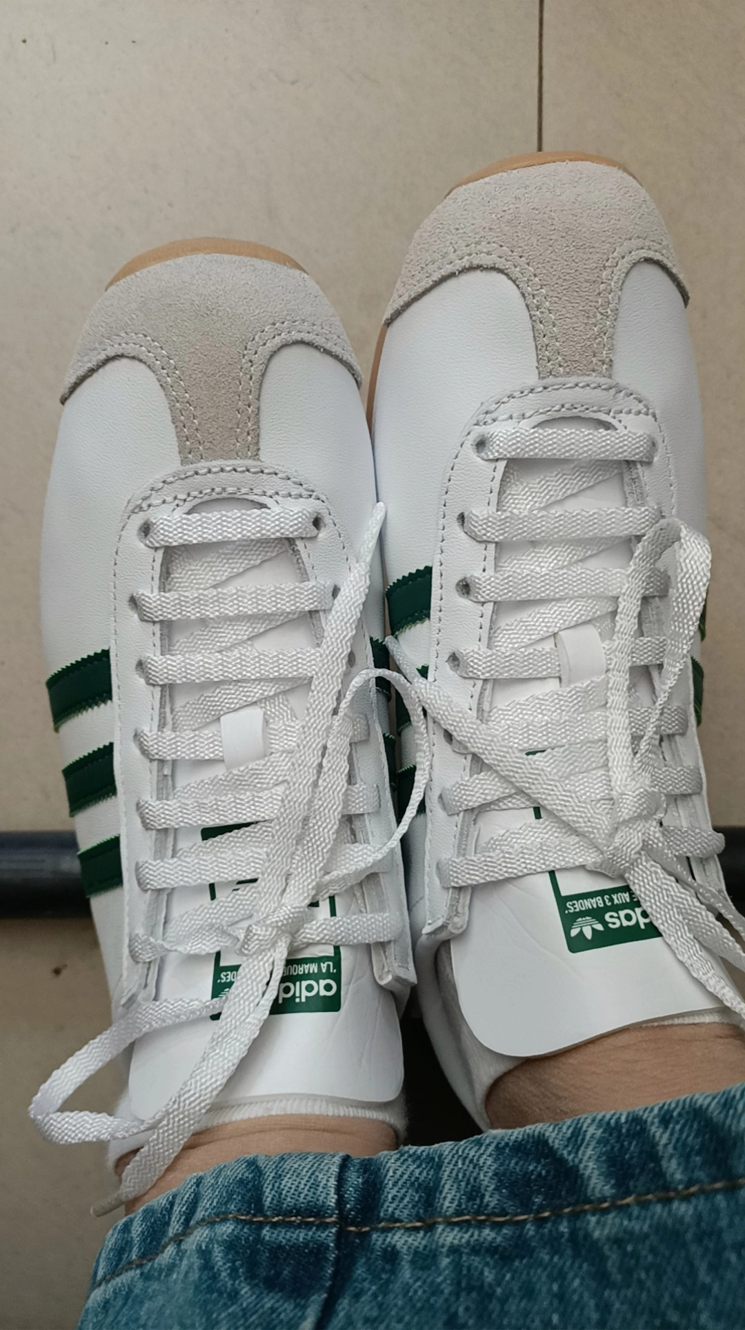 custom review-Adidas Originals COUNTRY OG Устойчивый к истиранию Низкий Топ Повседневные Беговые кроссовки Унисекс Белый Зеленый