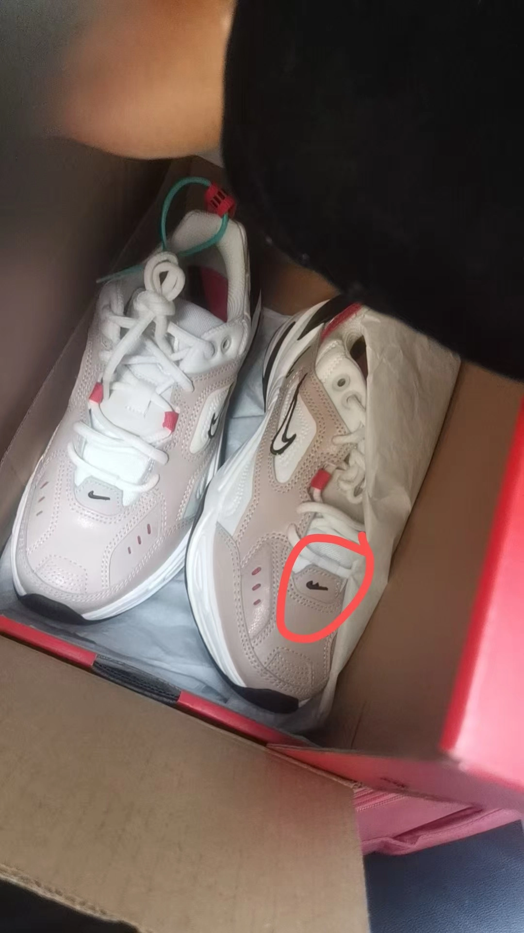 custom review-Nike M2K Tekno Low Топ Толстоподошвенные кроссовки Женские Белые Молочно-чайный