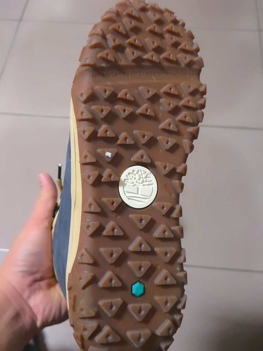 custom review-Timberland Motion 6 Устойчивые к истиранию и скольжению носки Crew для активного отдыха Мужские Темно-синие Коричневые