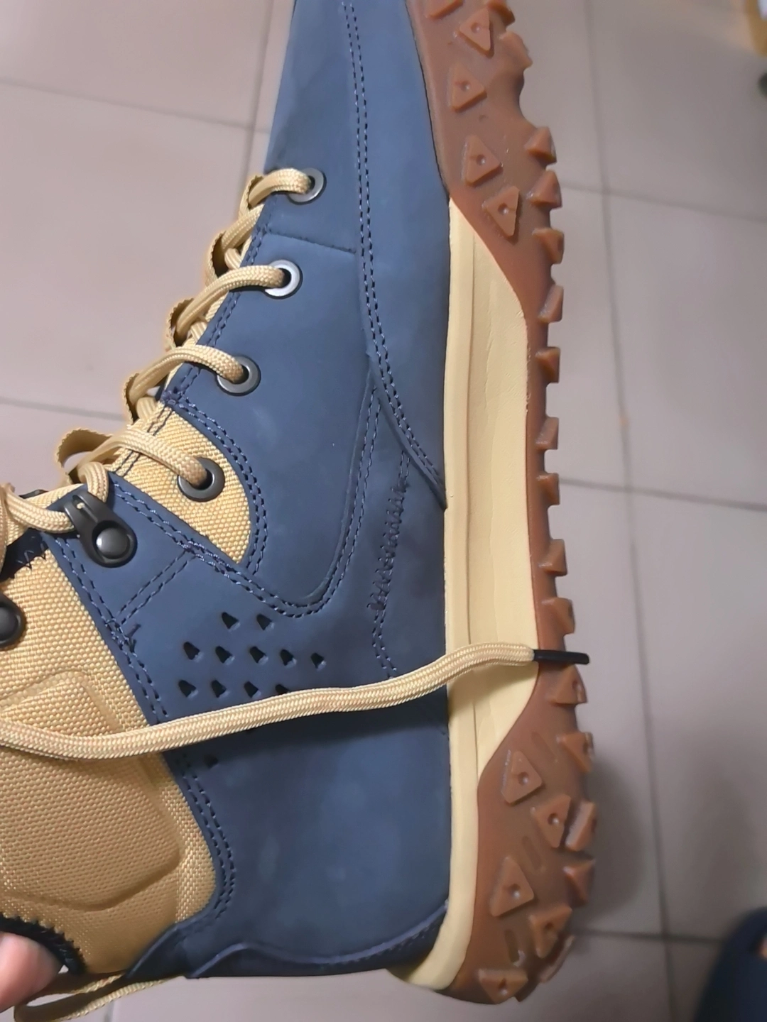 custom review-Timberland Motion 6 Устойчивые к истиранию и скольжению носки Crew для активного отдыха Мужские Темно-синие Коричневые