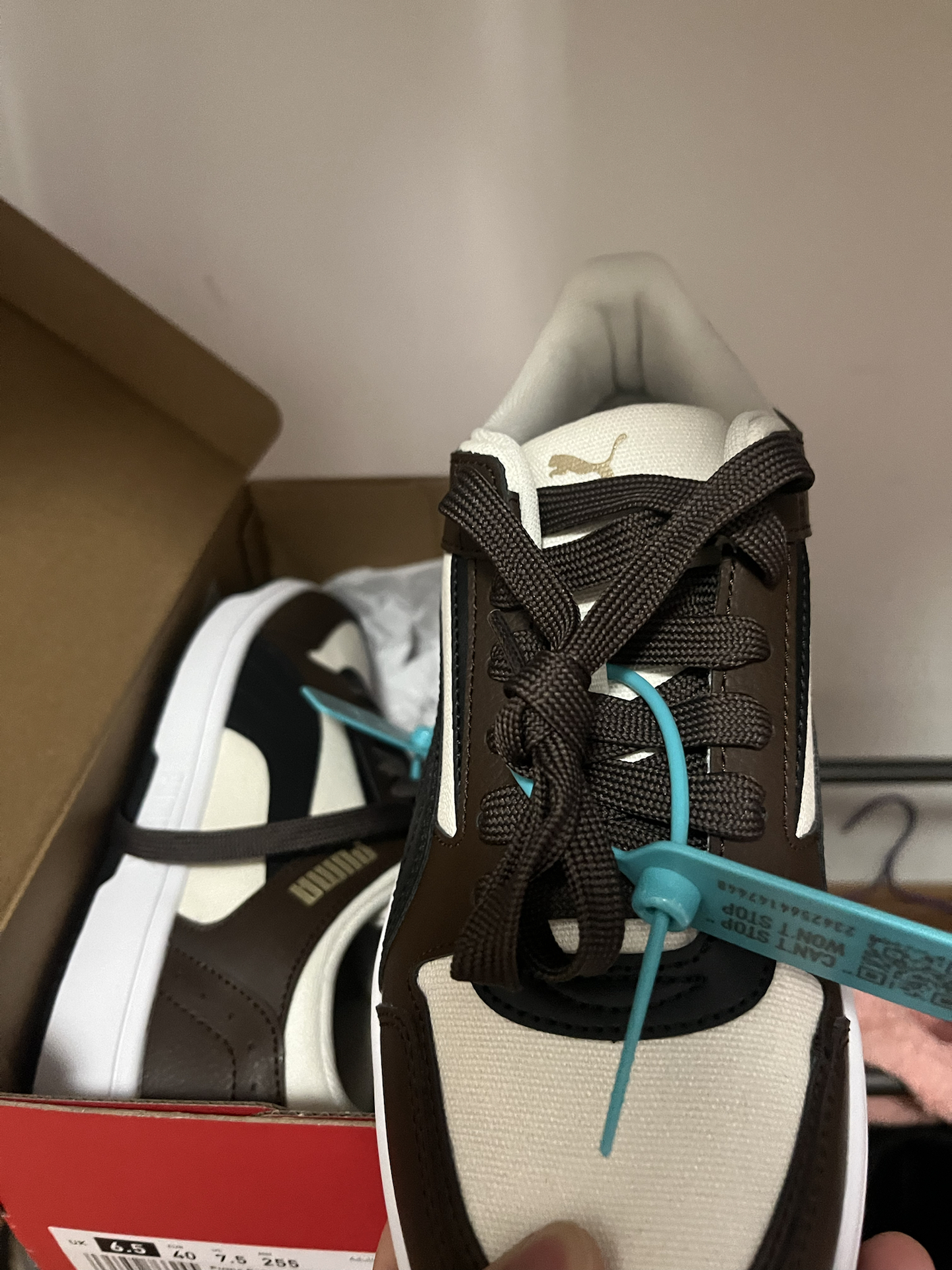 custom review-PUMA Rebound Joy Low CV Износостойкий и Легкий Низкий Топ Скейтборд Кроссовки Унисекс Черный Ярко-коричневый