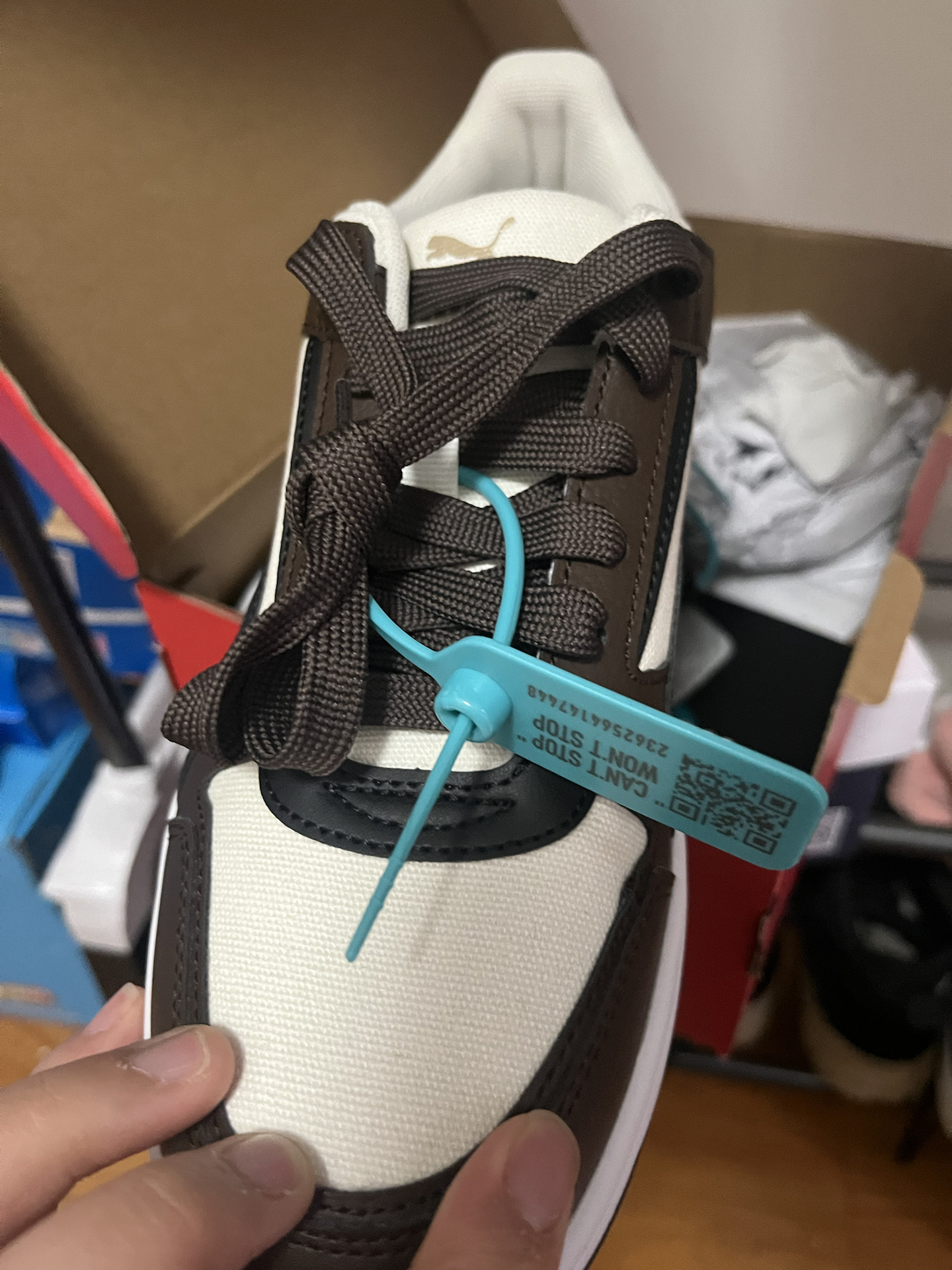 custom review-PUMA Rebound Joy Low CV Износостойкий и Легкий Низкий Топ Скейтборд Кроссовки Унисекс Черный Ярко-коричневый