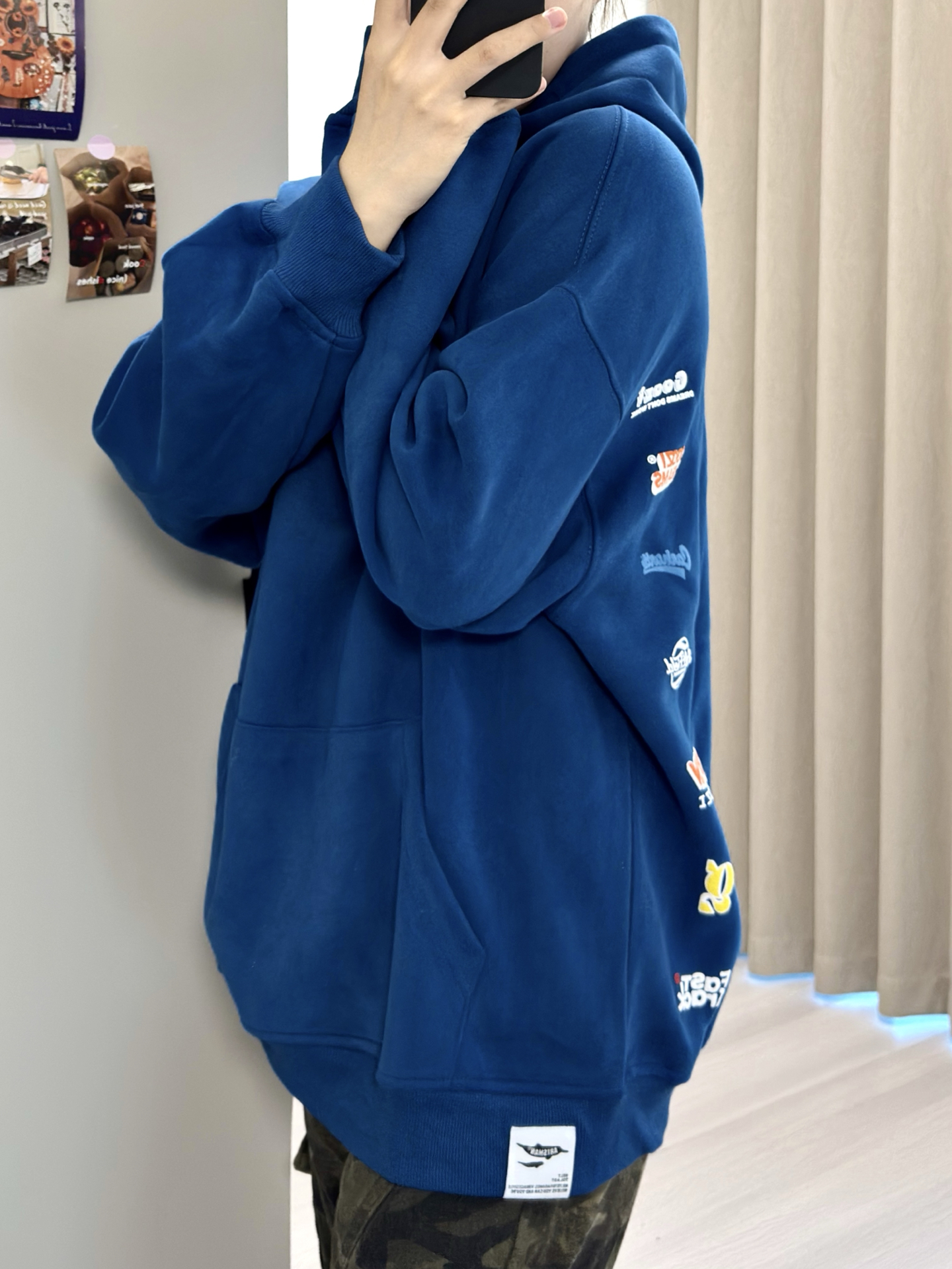 哇塞墨蓝色自带反光板谁懂?