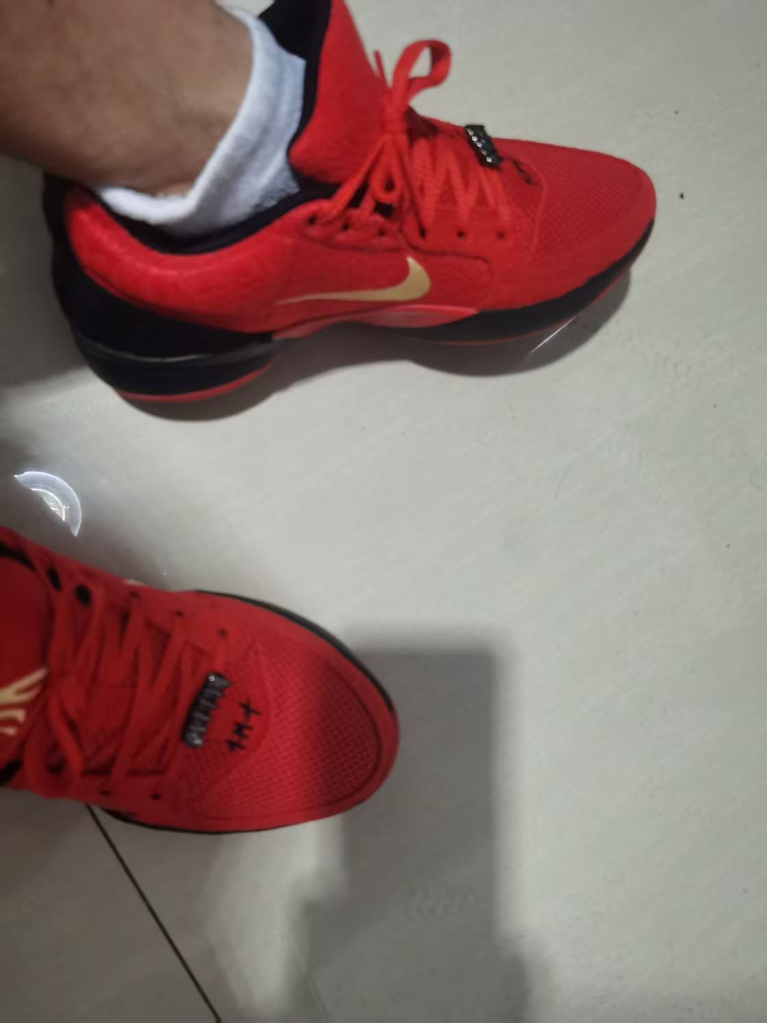 custom review-Nike Ja Morant 2 Slip Устойчивый к истиранию Низкий Топ Баскетбольные кроссовки Мужской Красный